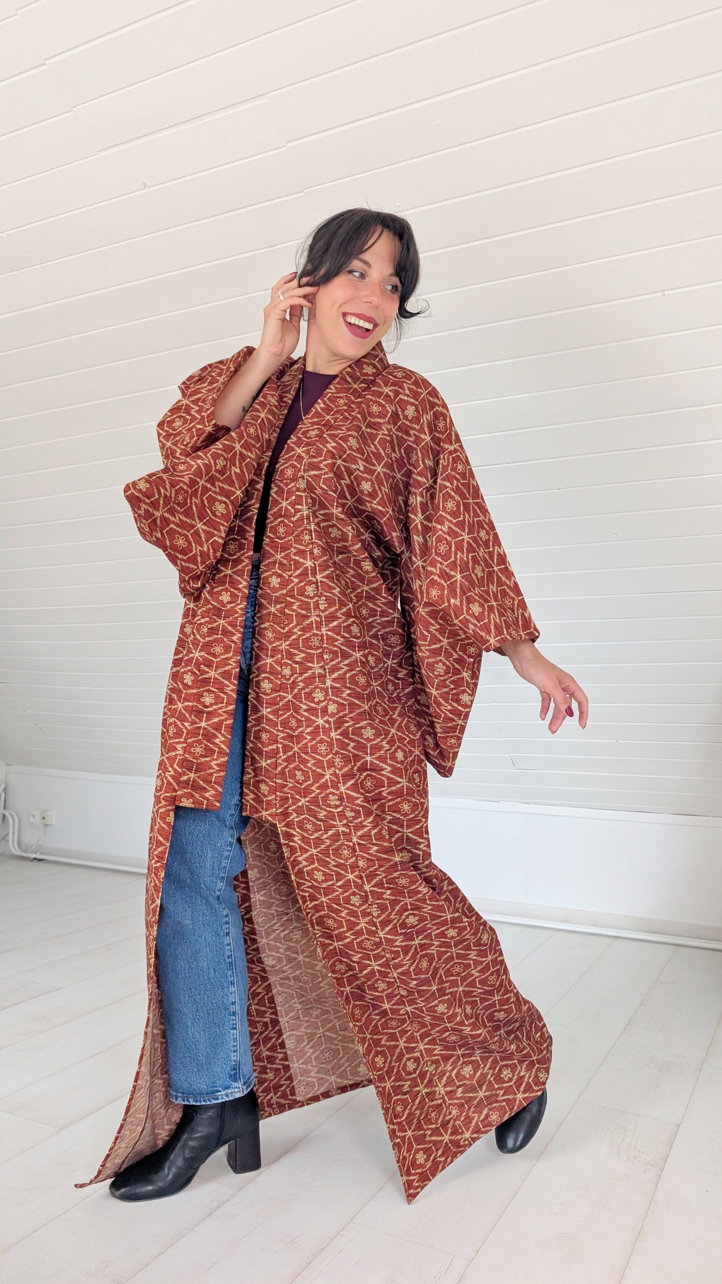 Kimono ancien laine