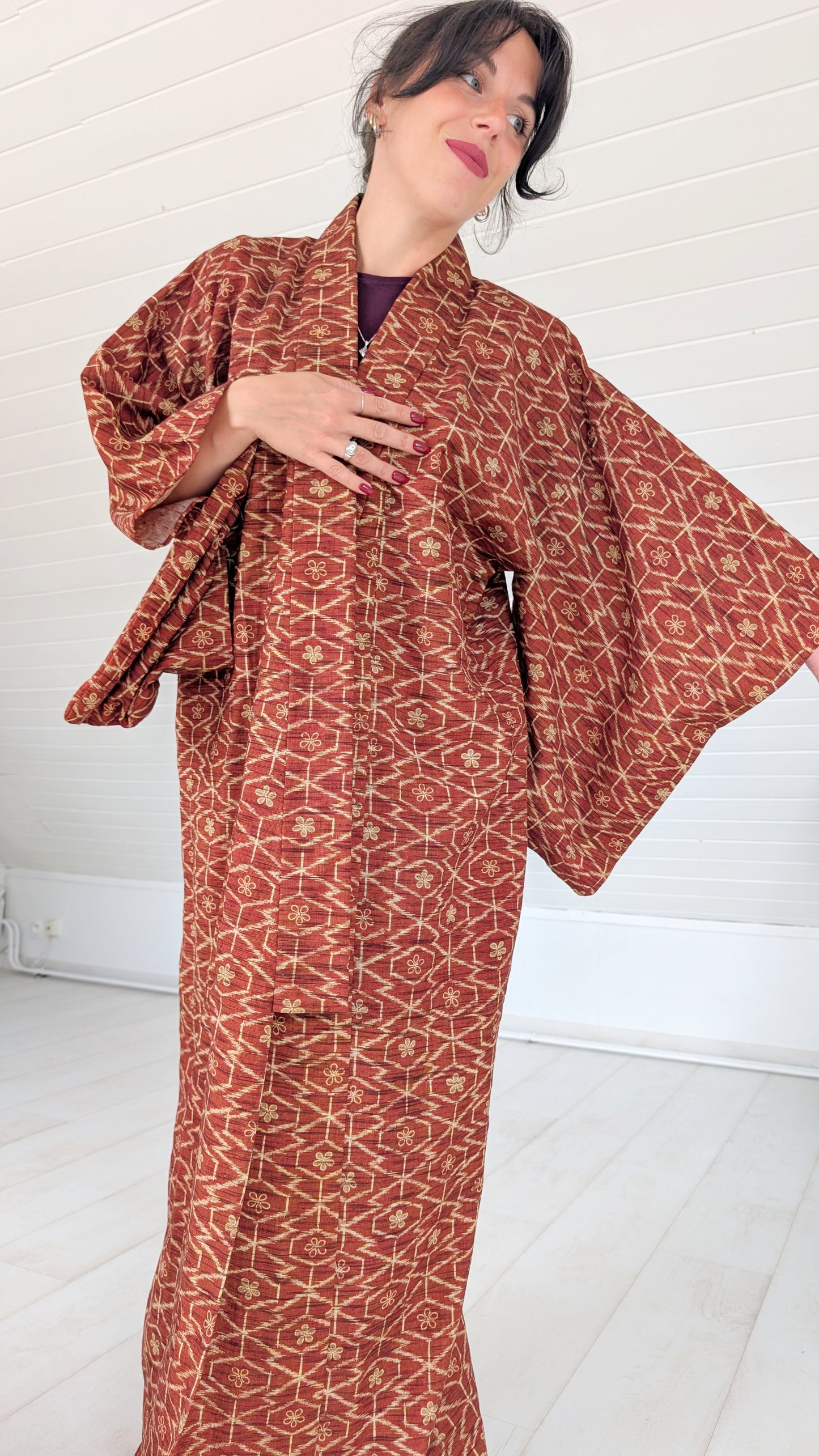 Kimono ancien laine