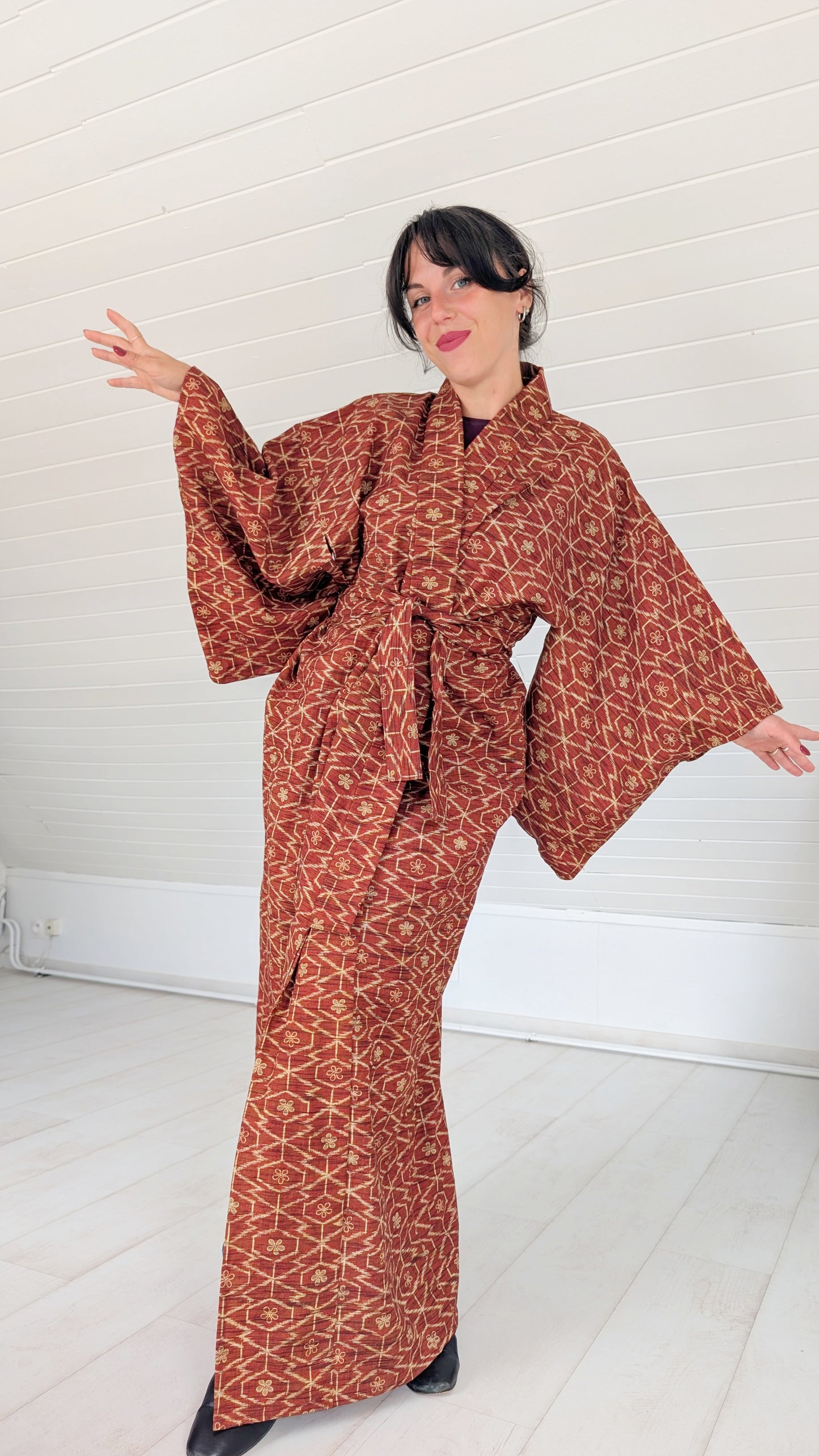 Kimono ancien laine