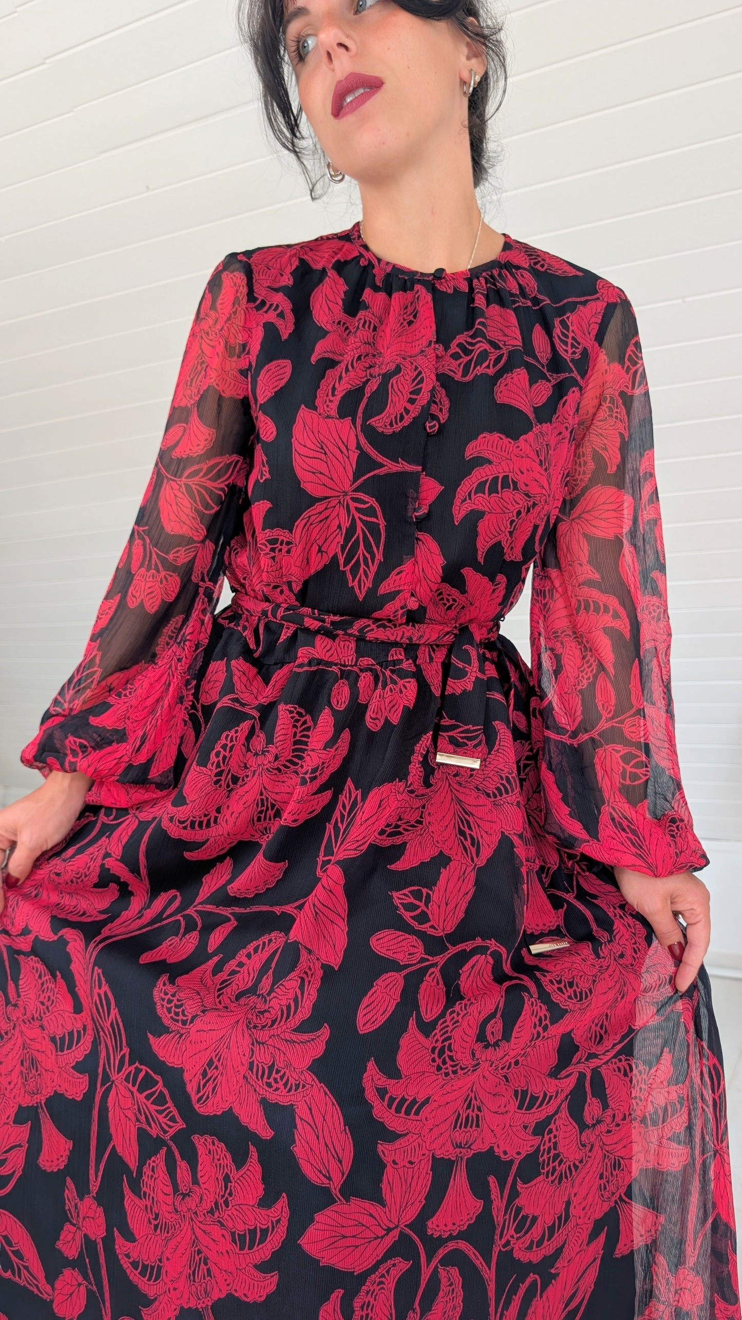Robe soie Ted Baker T40