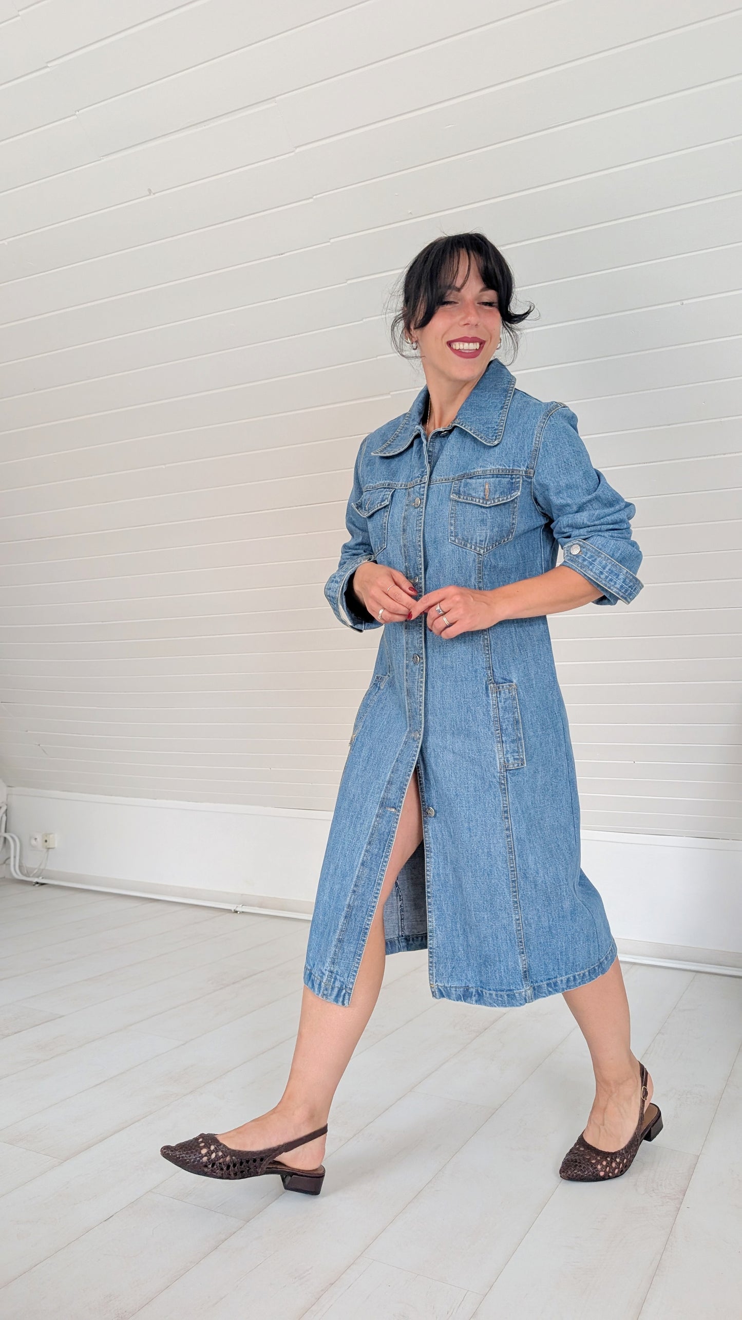 Robe denim T40
