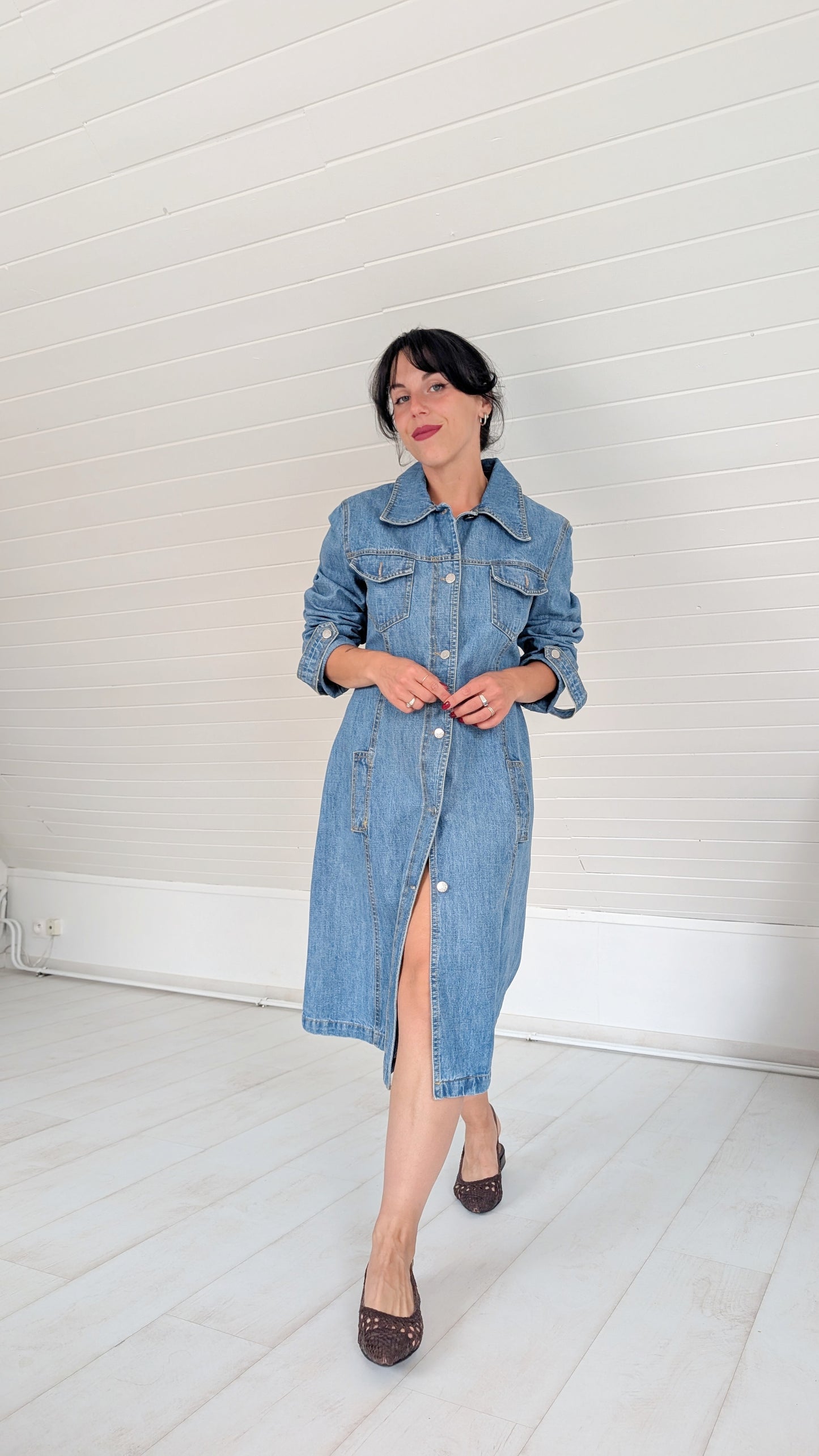 Robe denim T40