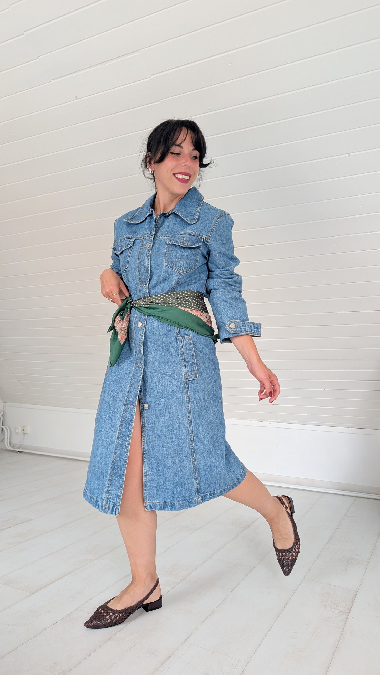 Robe denim T40