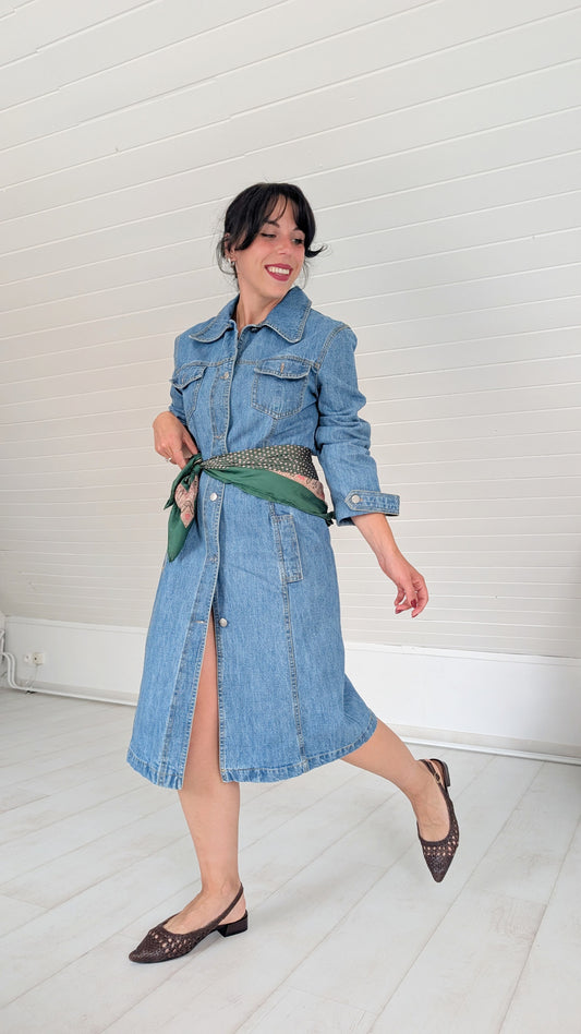 Robe denim T40