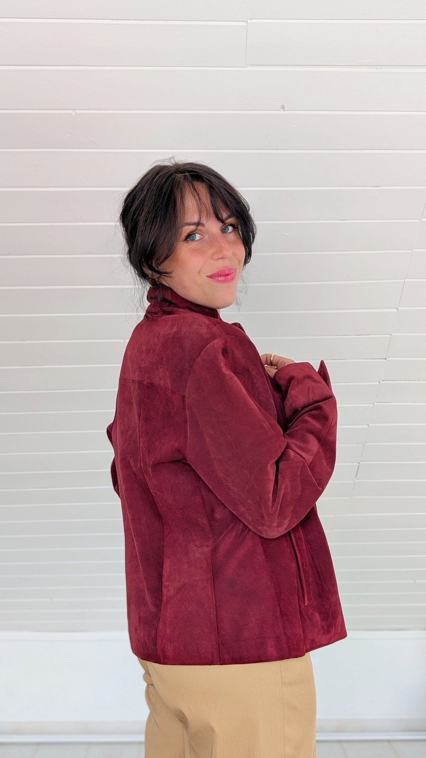 Veste daim 90s T40