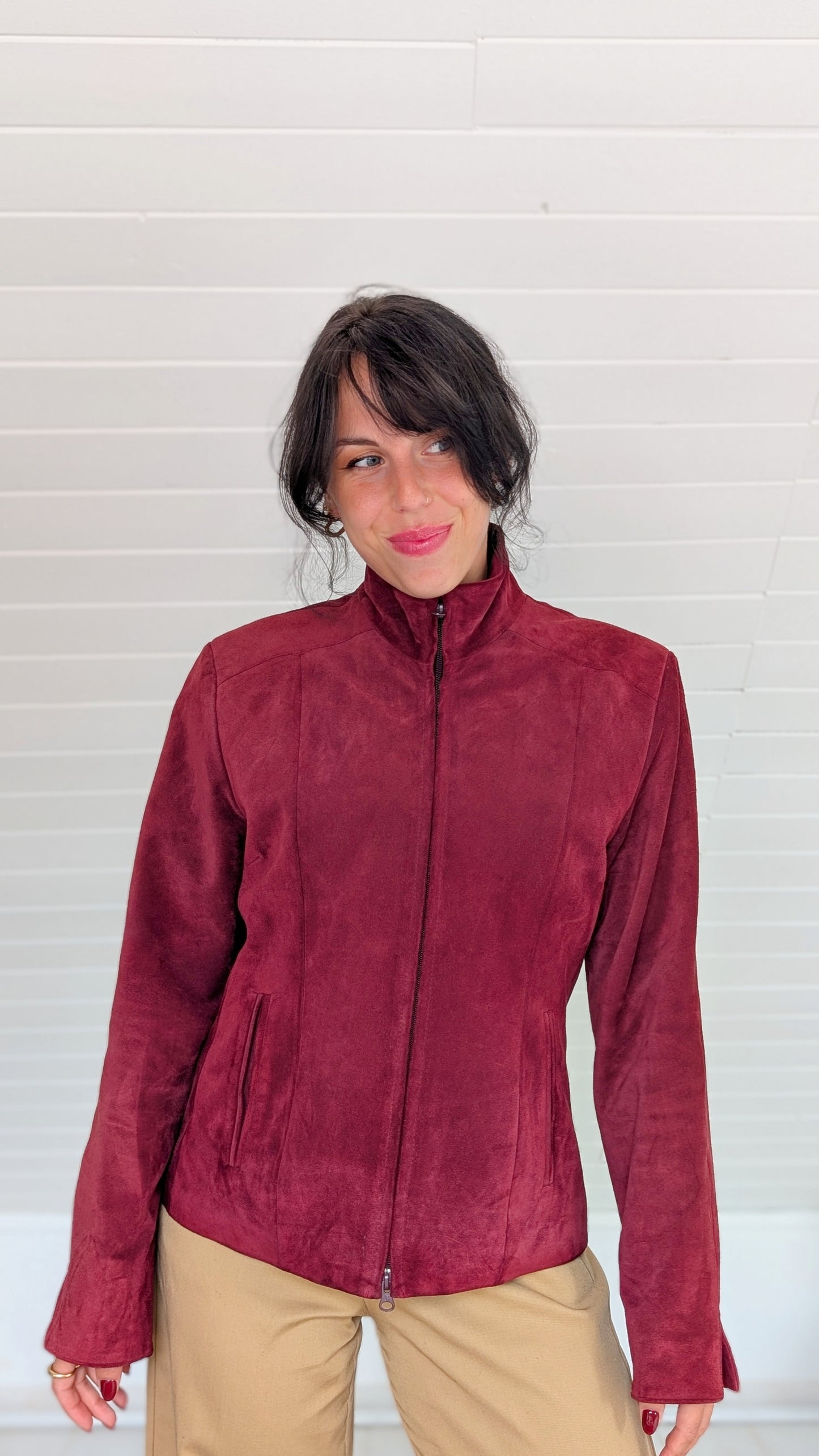 Veste daim 90s T40
