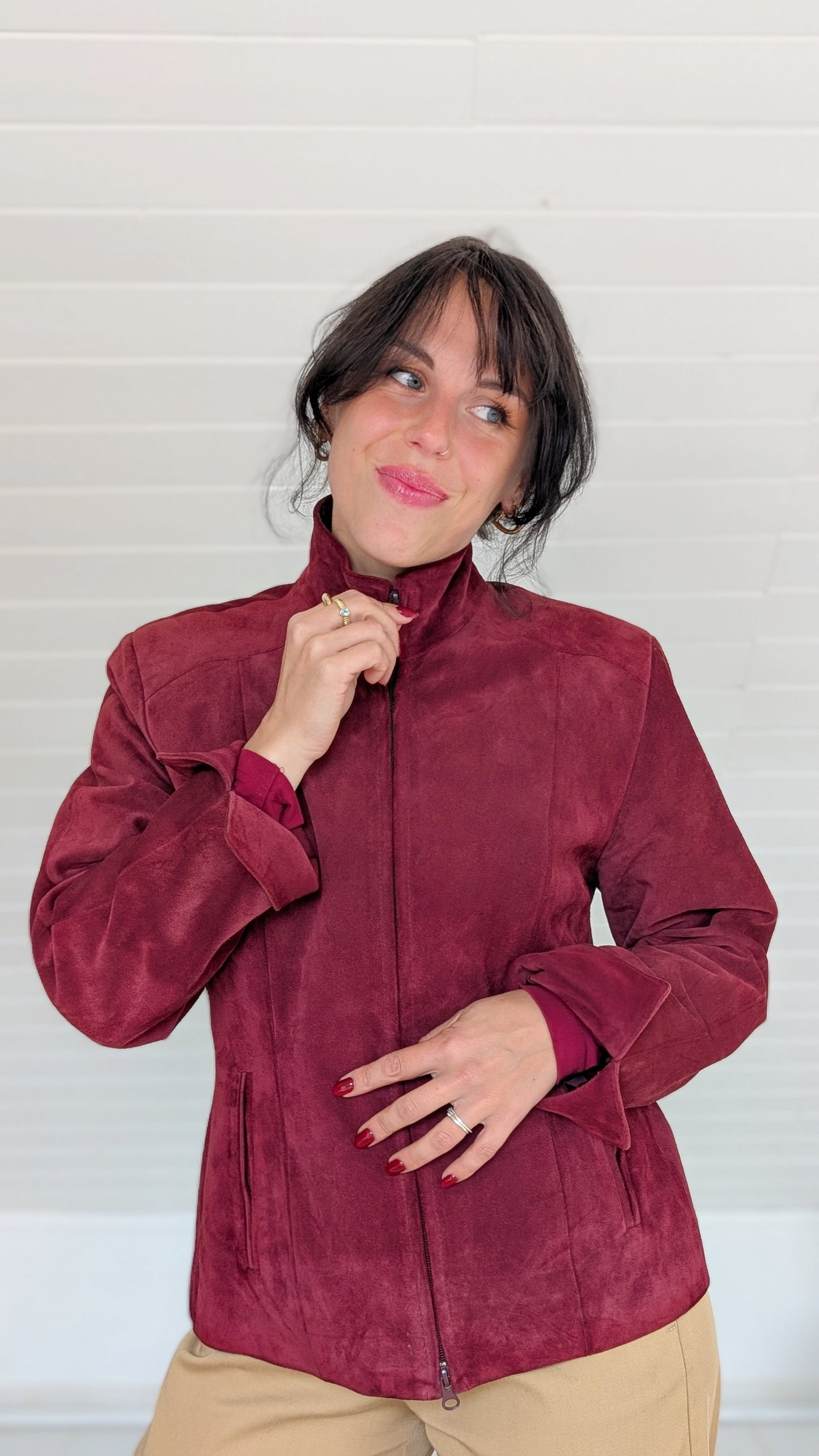 Veste daim 90s T40