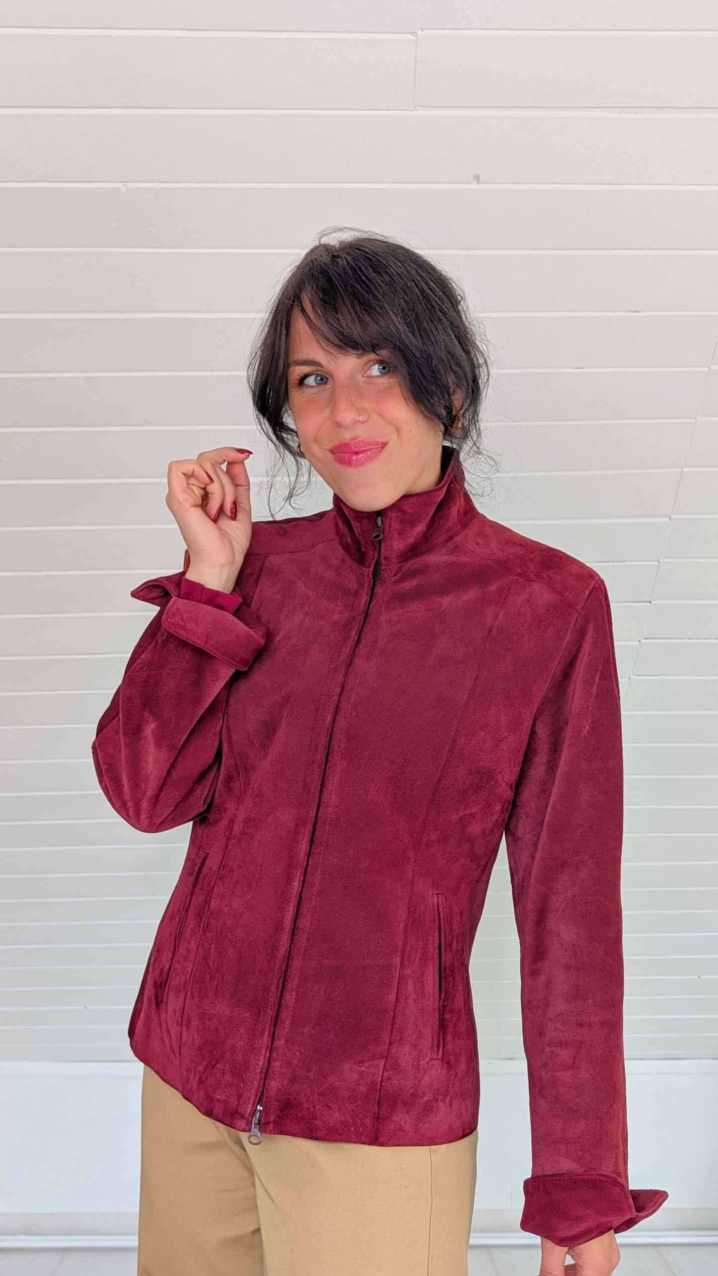 Veste daim 90s T40