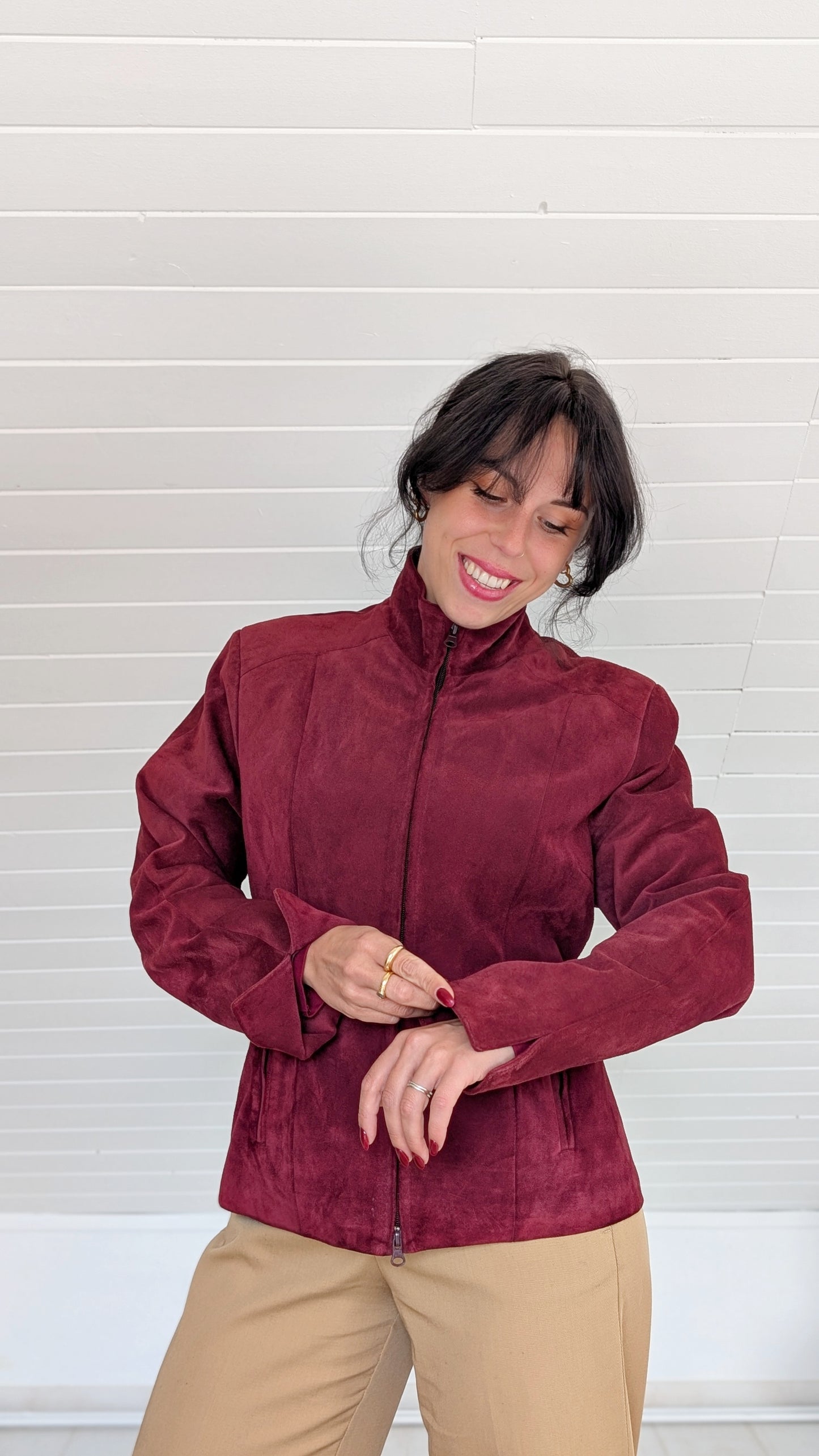 Veste daim 90s T40