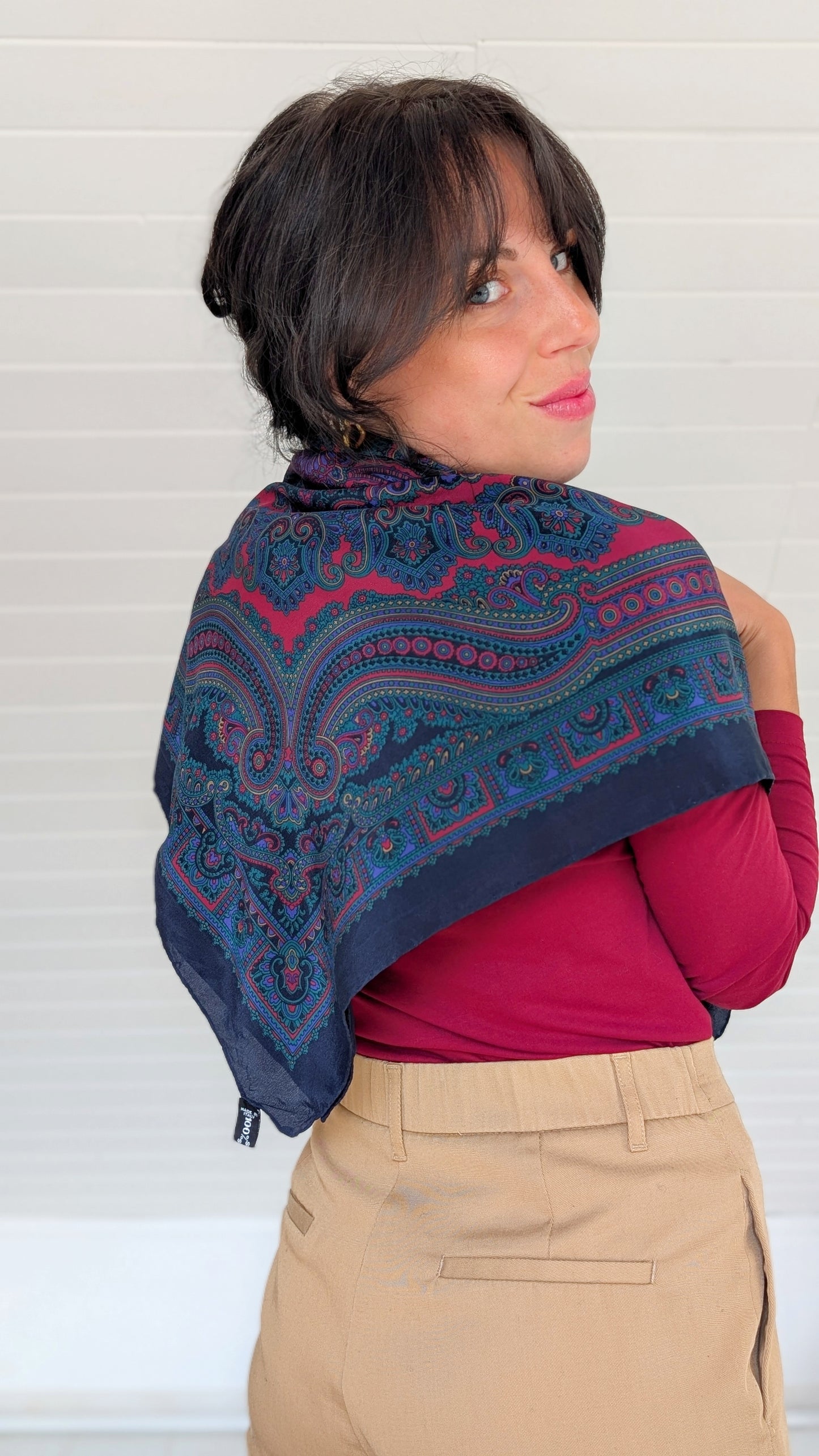 Foulard soie