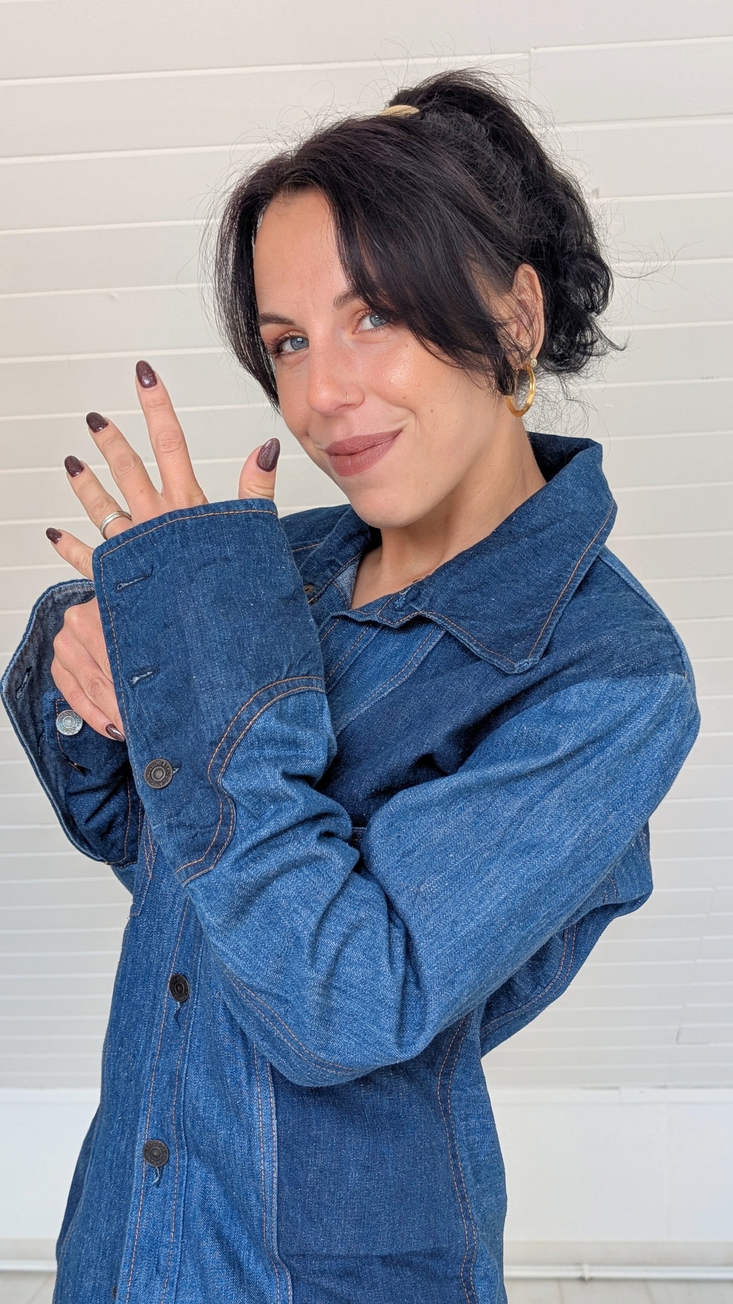 Chemise denim 70s T38-40