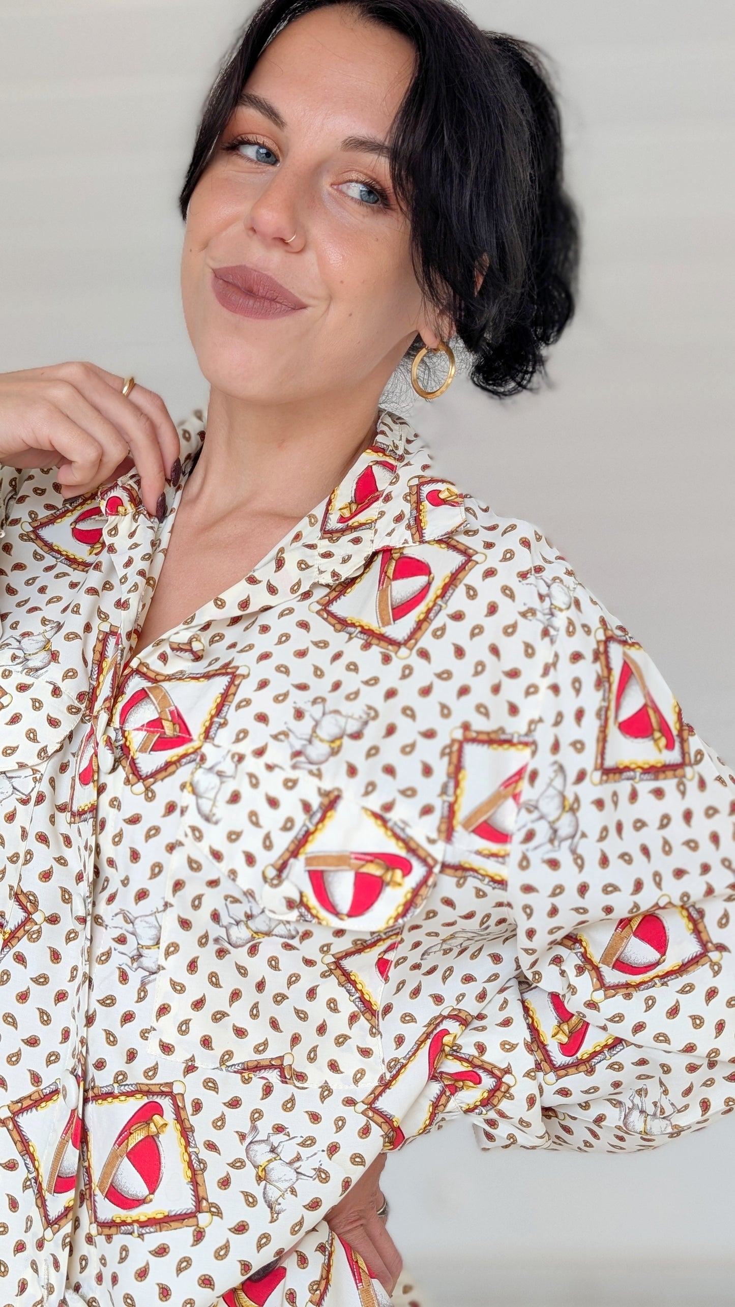 Blouse 80s T42-44