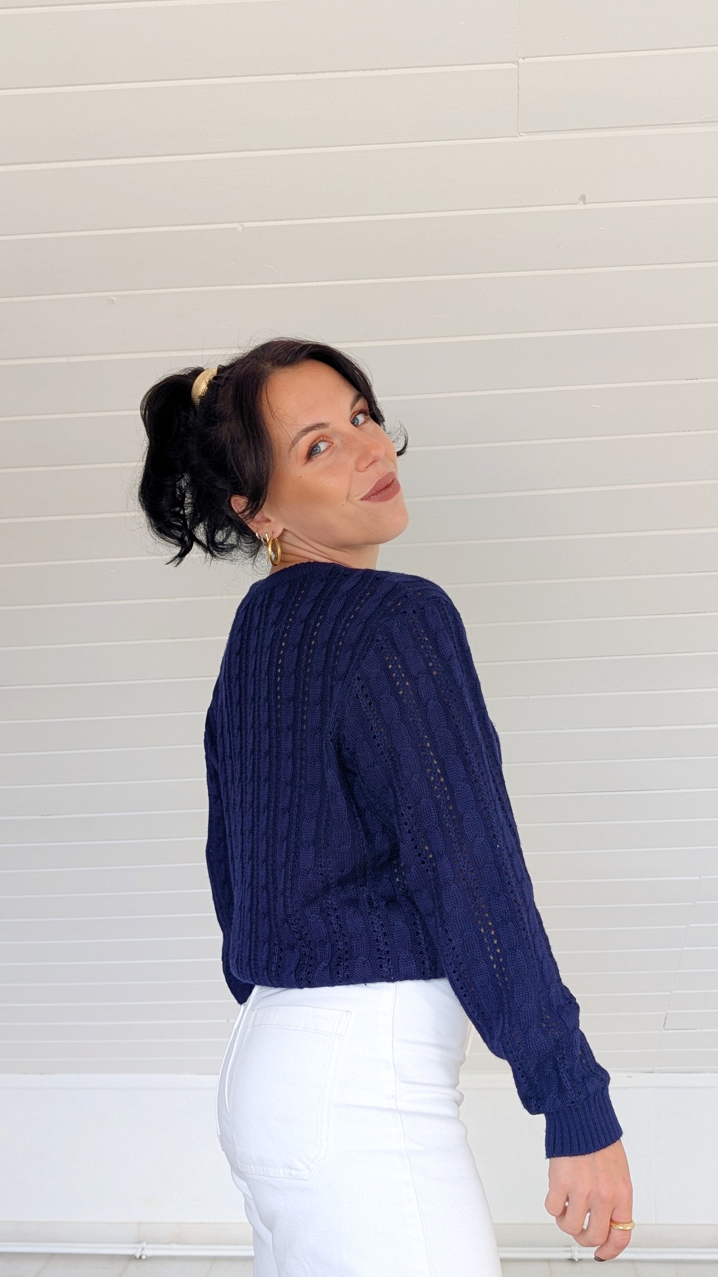 Cardigan autrichien laine et coton T38-40