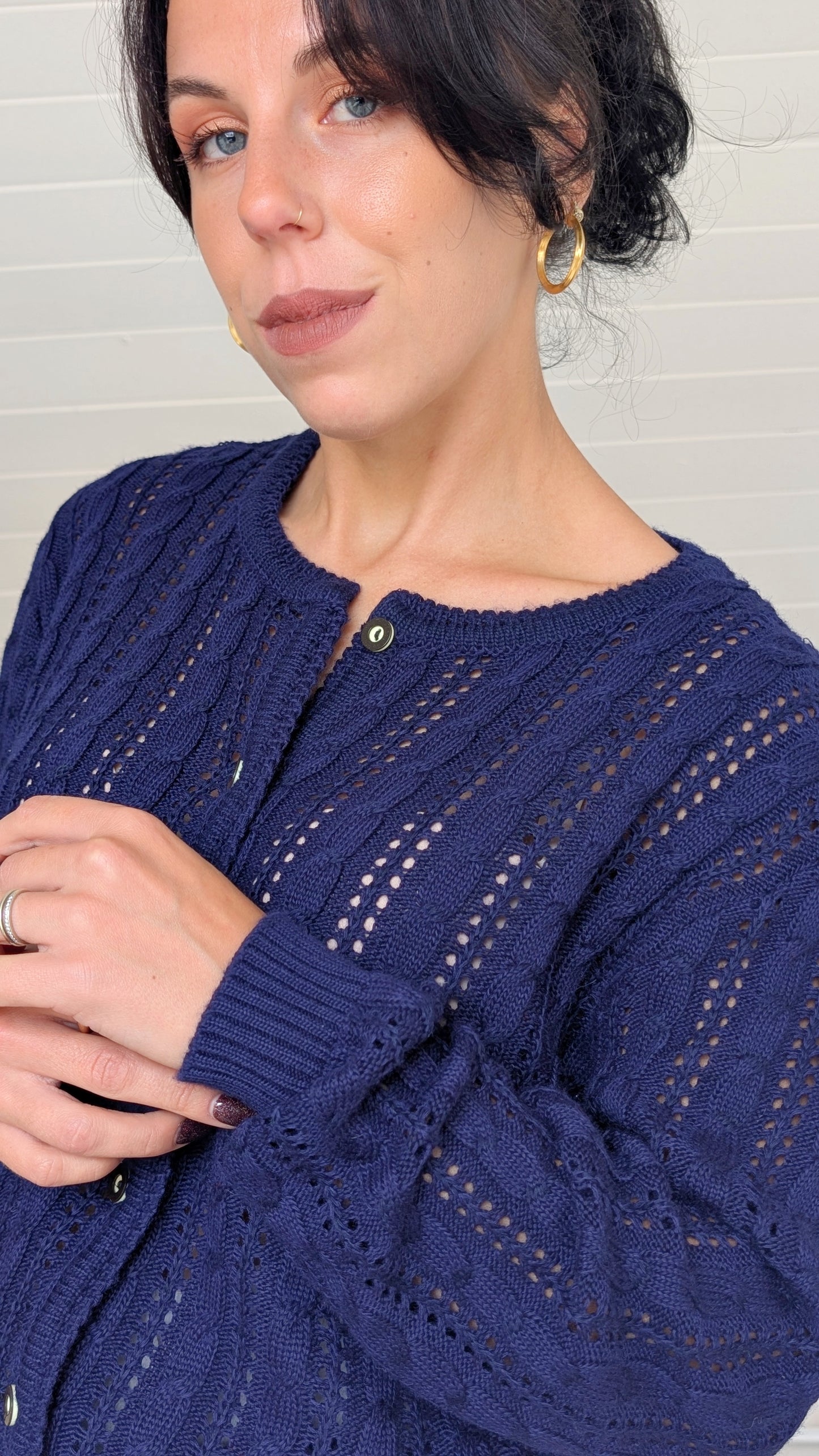 Cardigan autrichien laine et coton T38-40