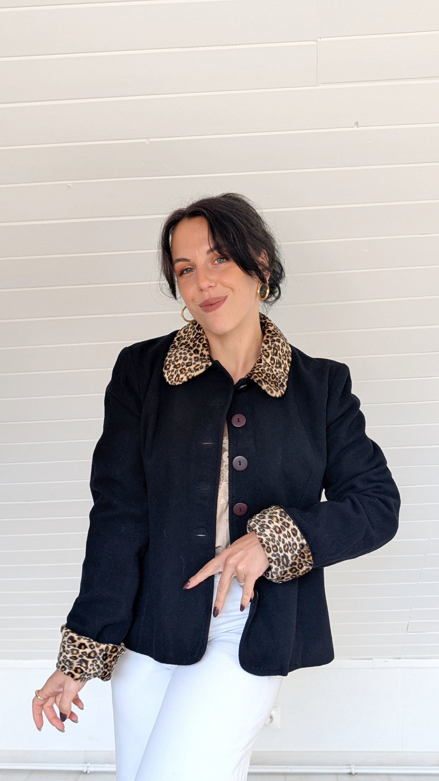 Veste laine et cachemire T40
