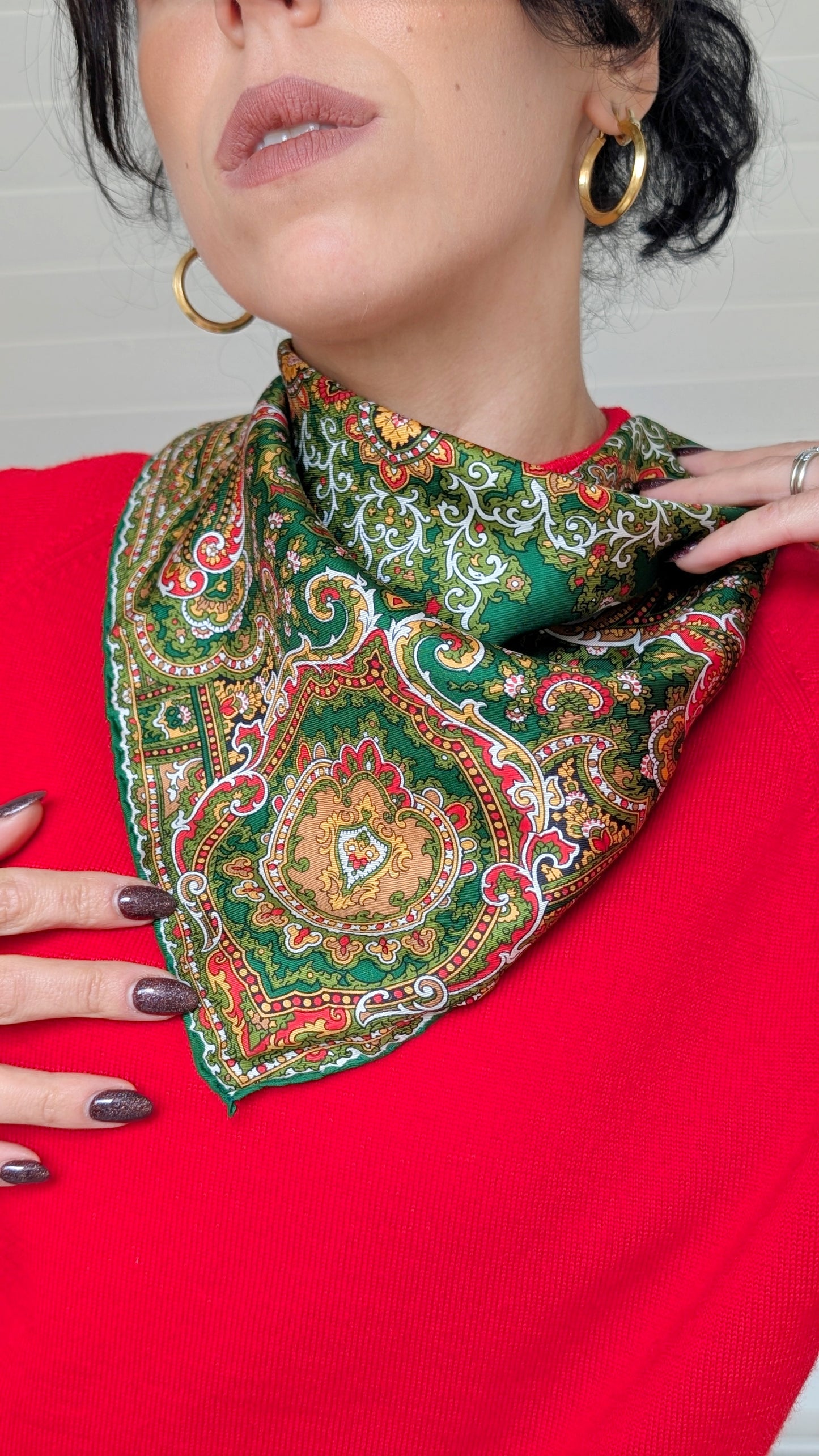 Foulard 100% soie