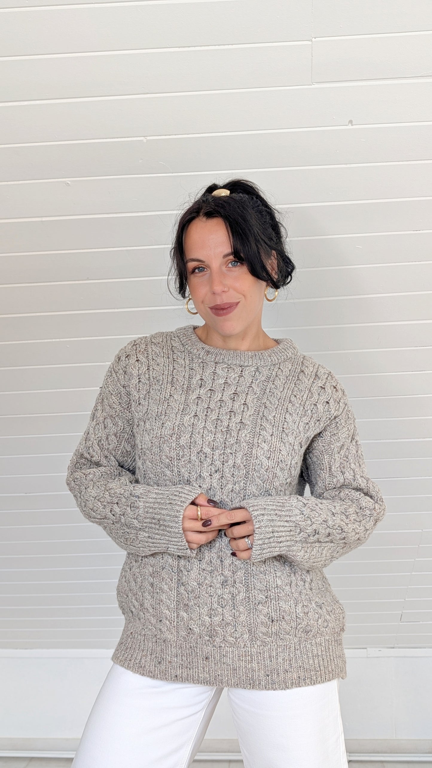 Pull irlandais 100% laine T40-42