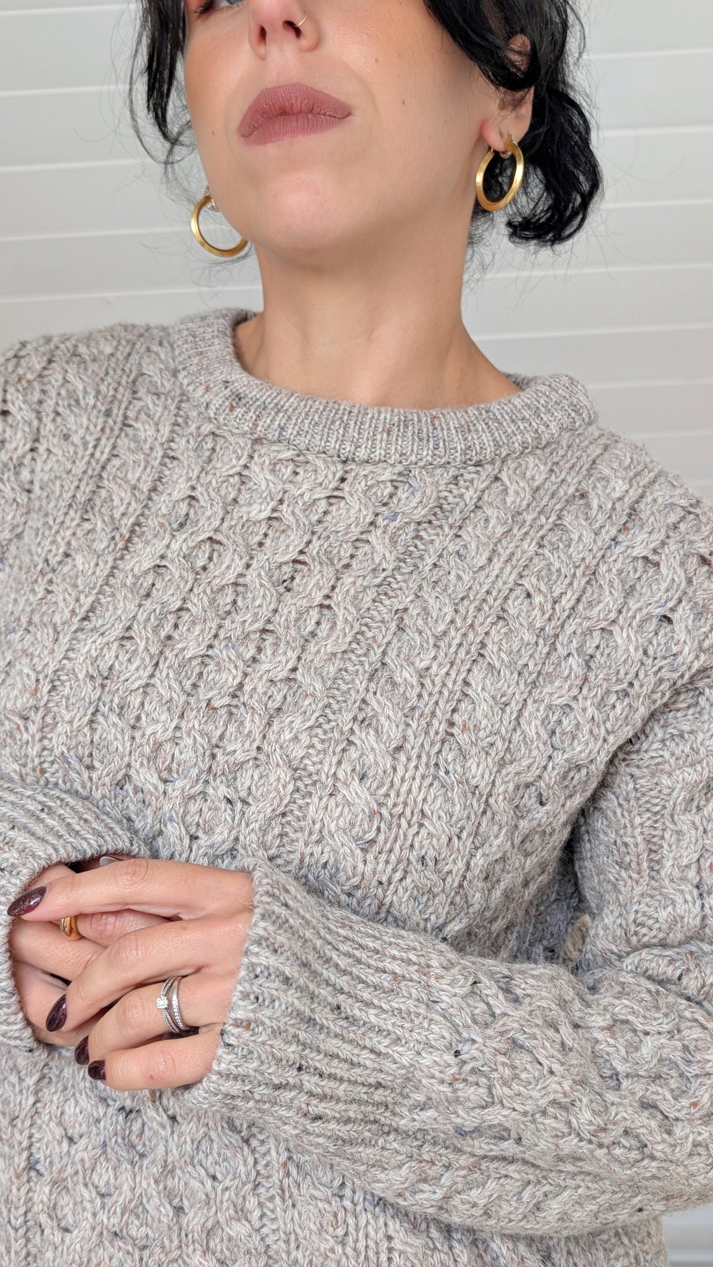 Pull irlandais 100% laine T40-42