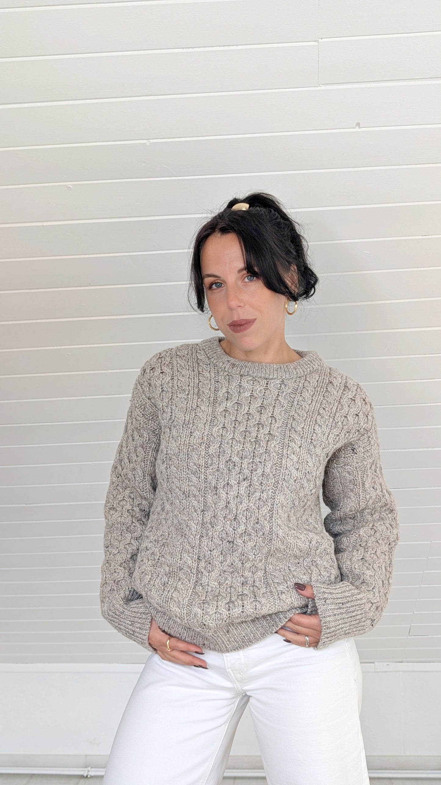 Pull irlandais 100% laine T40-42