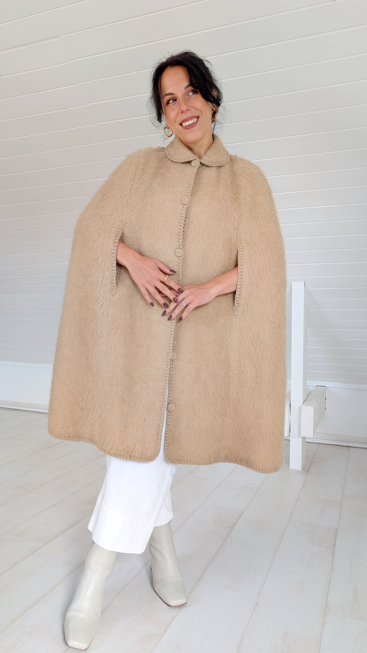 Cape laine alpaca Pérou taille unique
