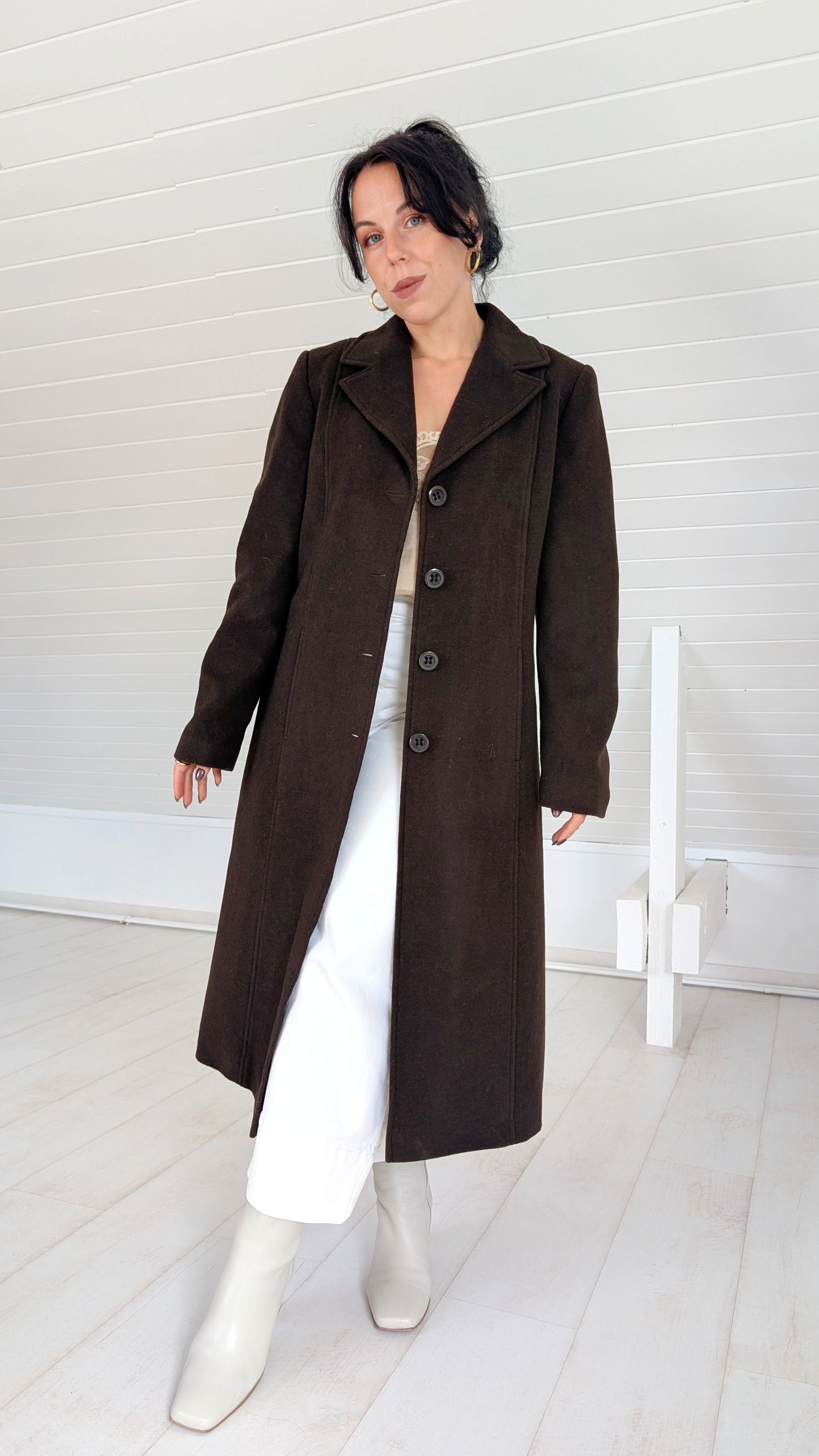 Manteau laine 90s T38-40