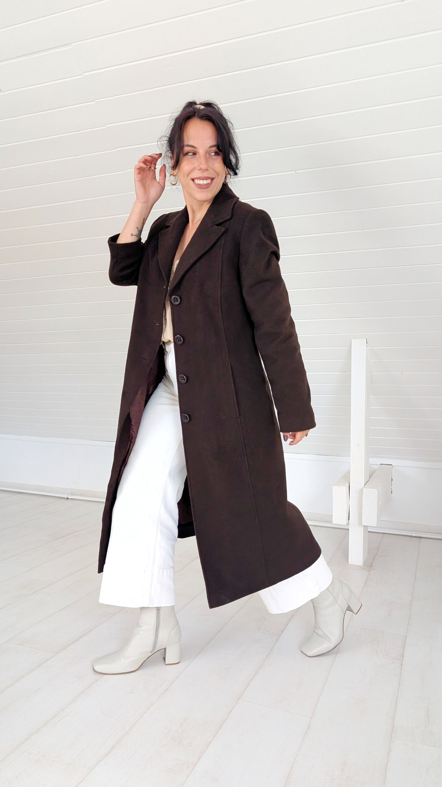 Manteau laine 90s T38-40