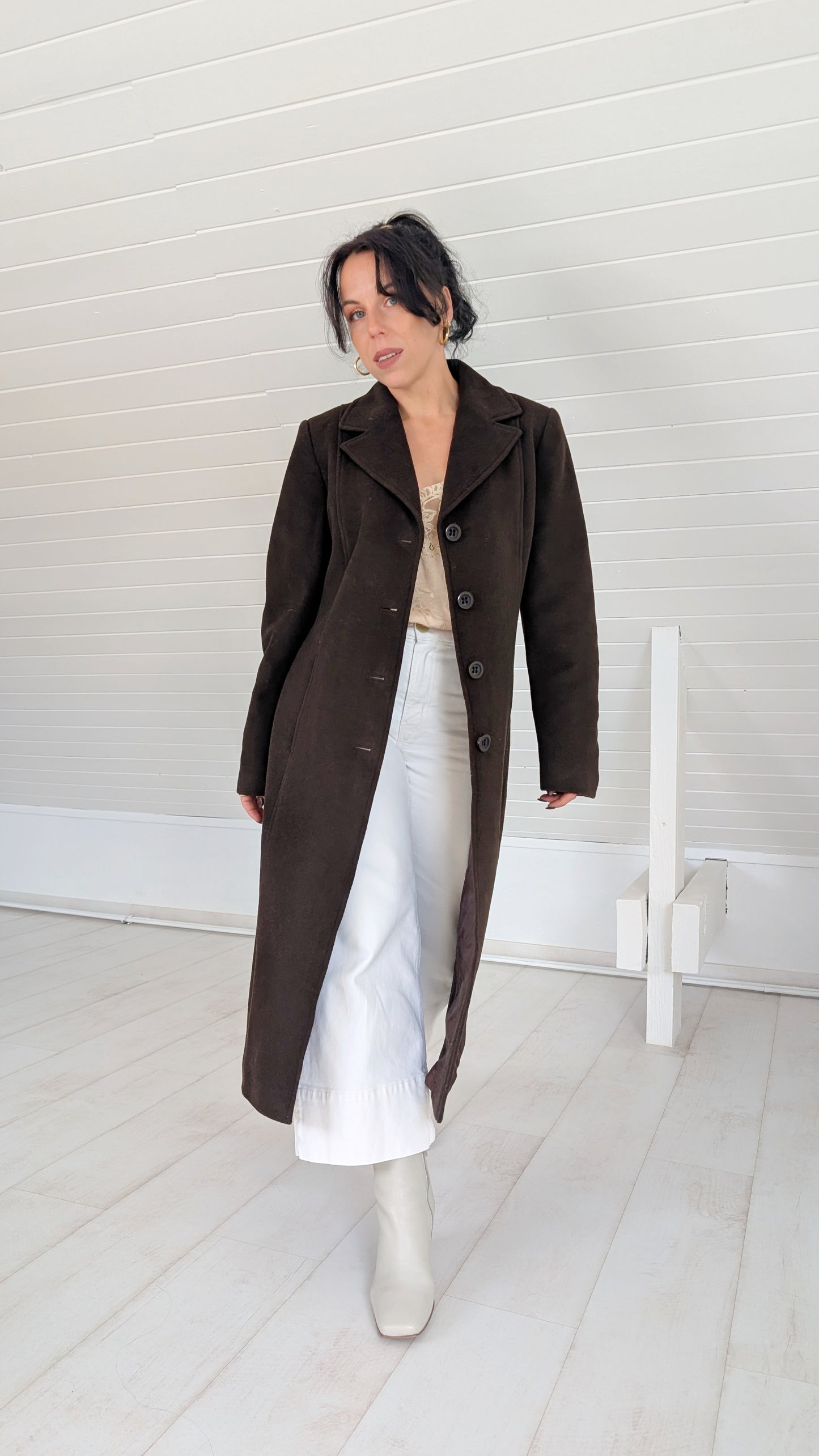 Manteau laine 90s T38-40