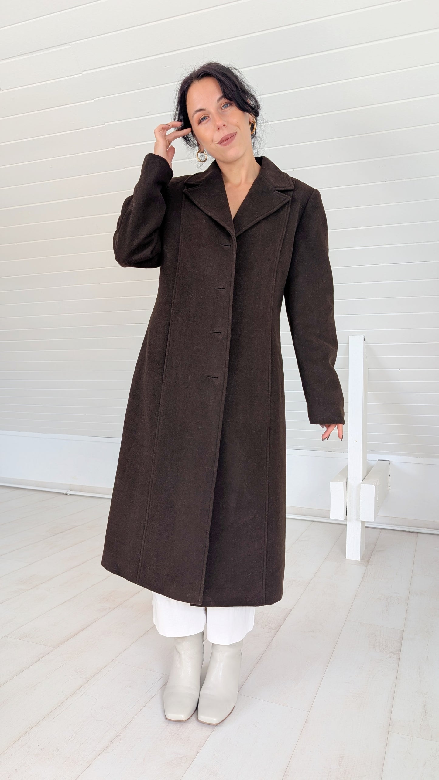 Manteau laine 90s T38-40