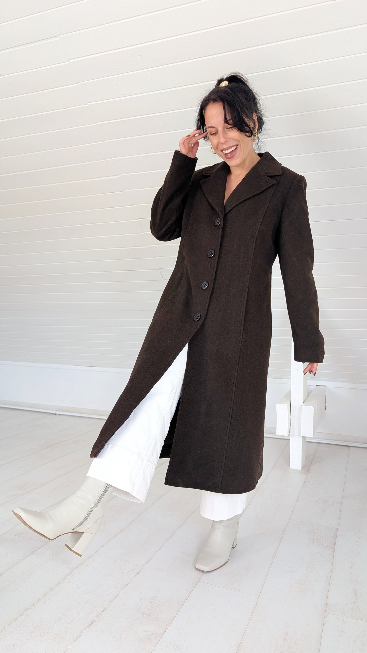 Manteau laine 90s T38-40