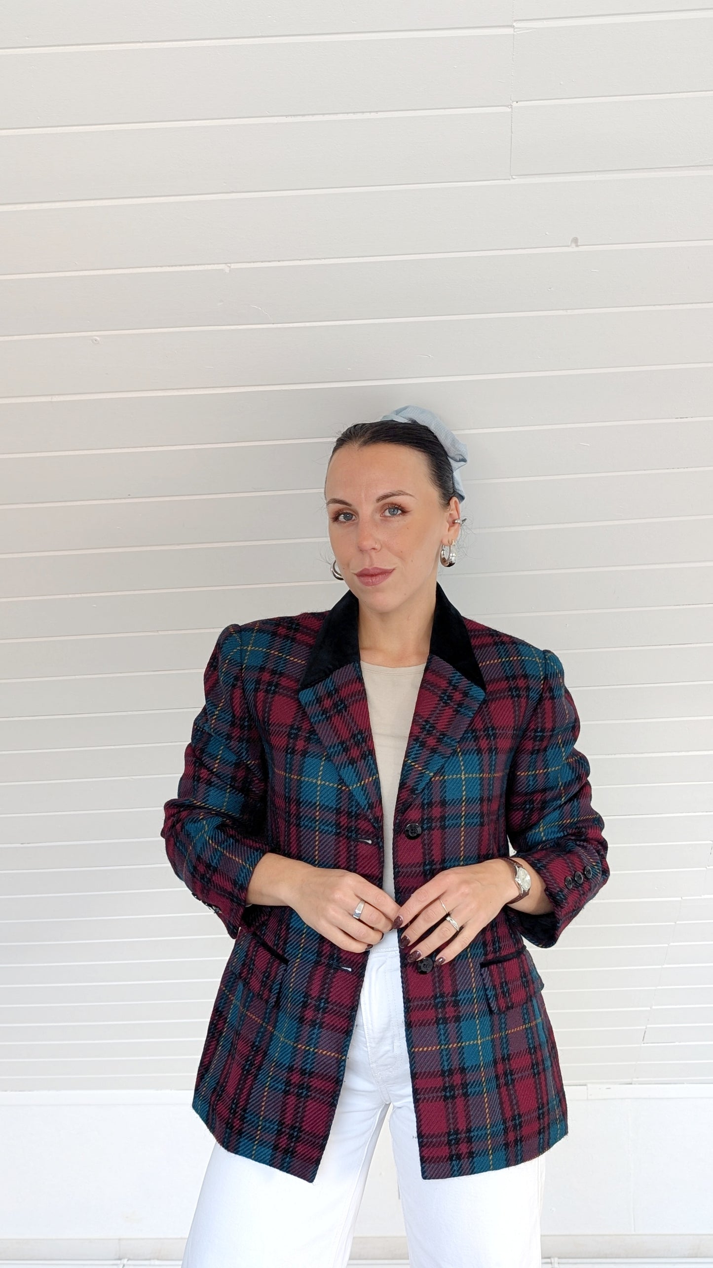 Blazer pure laine 80s T40