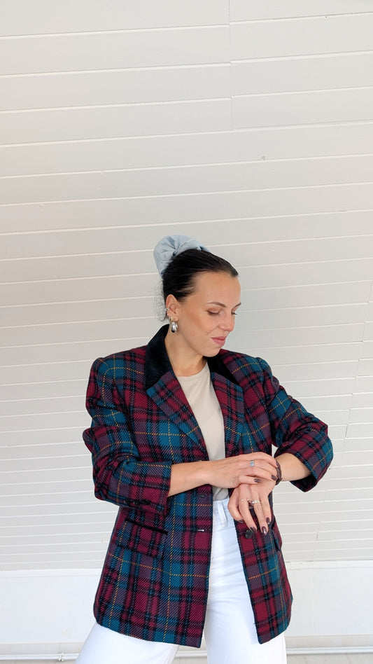 Blazer pure laine 80s T40