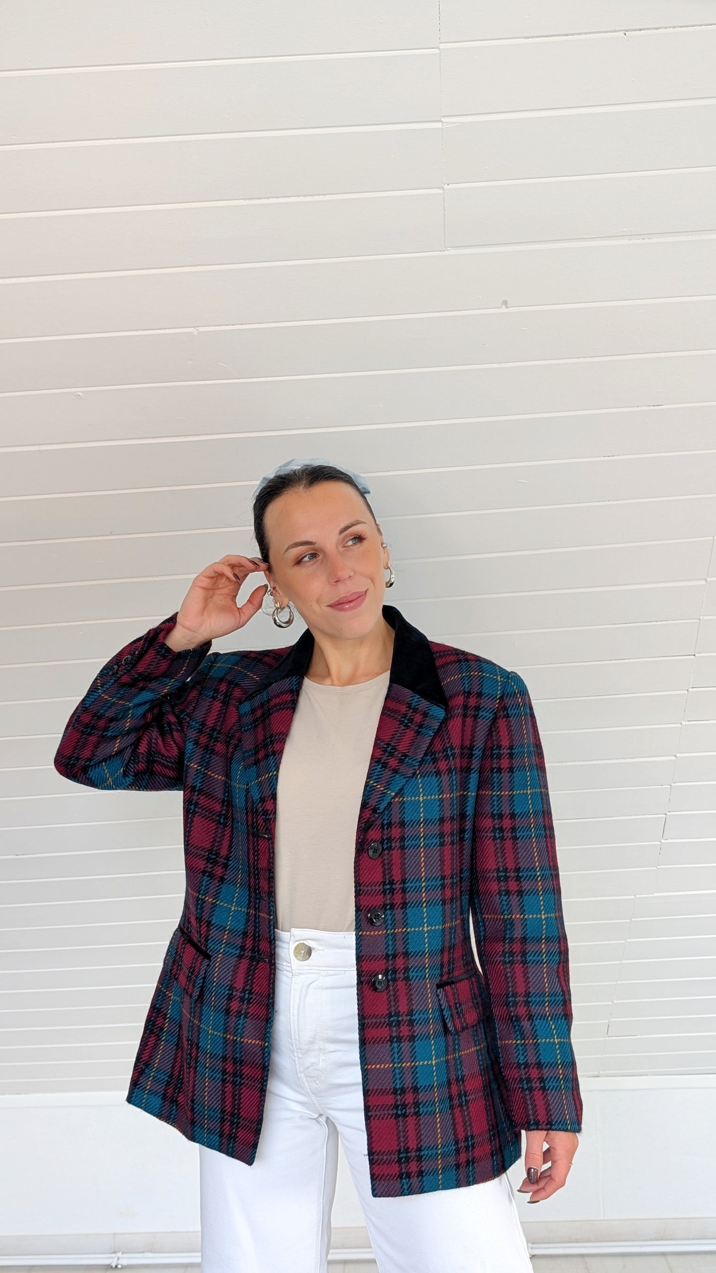 Blazer pure laine 80s T40