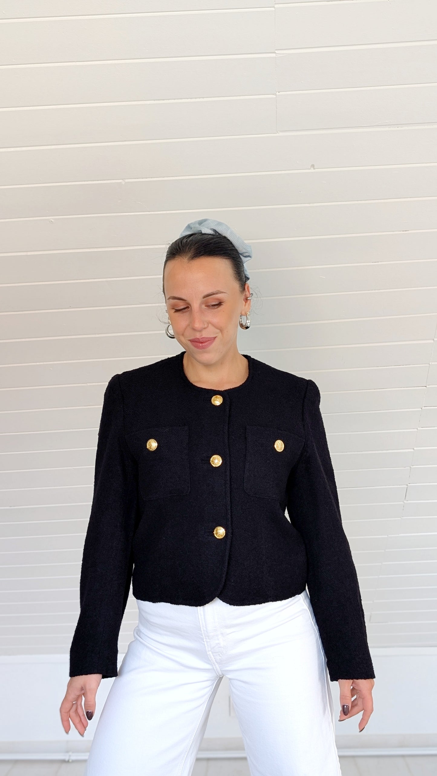 Blazer laine 80s T38