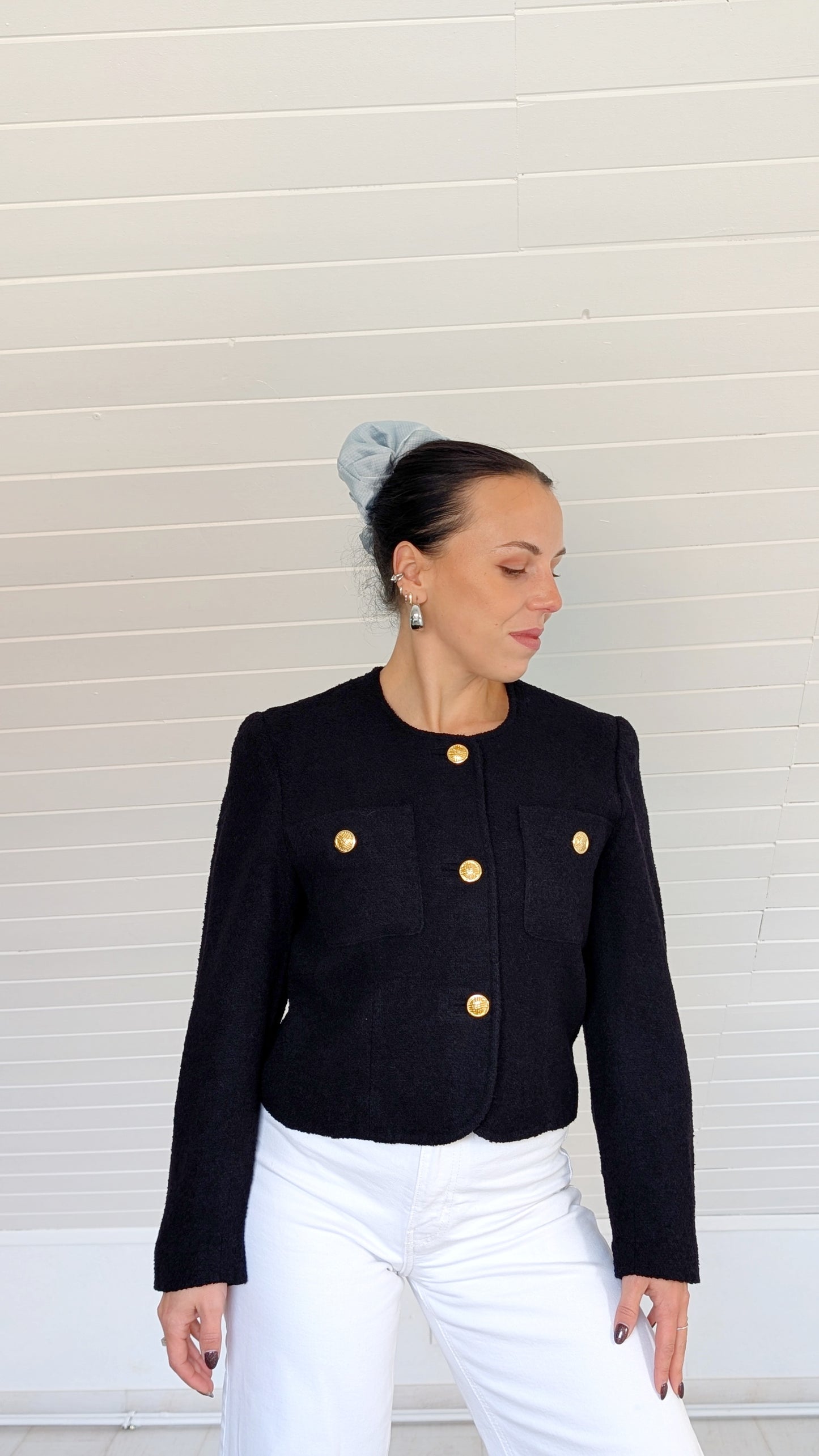 Blazer laine 80s T38