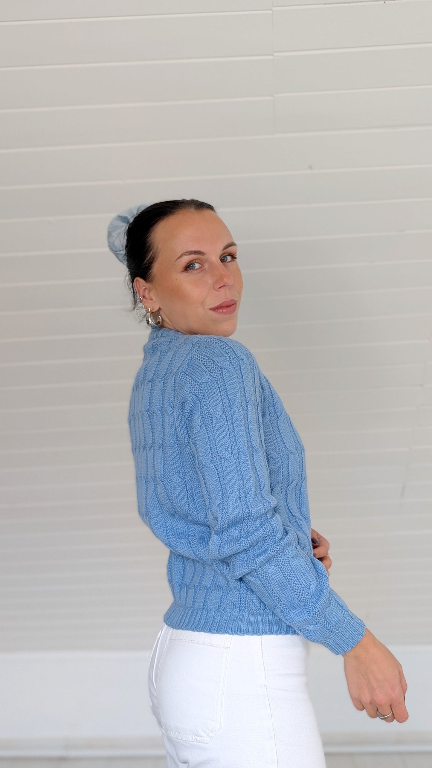 Cardigan pure laine made in USA T36