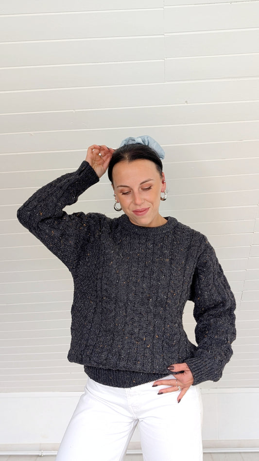 Pull irlandais pure laine T36