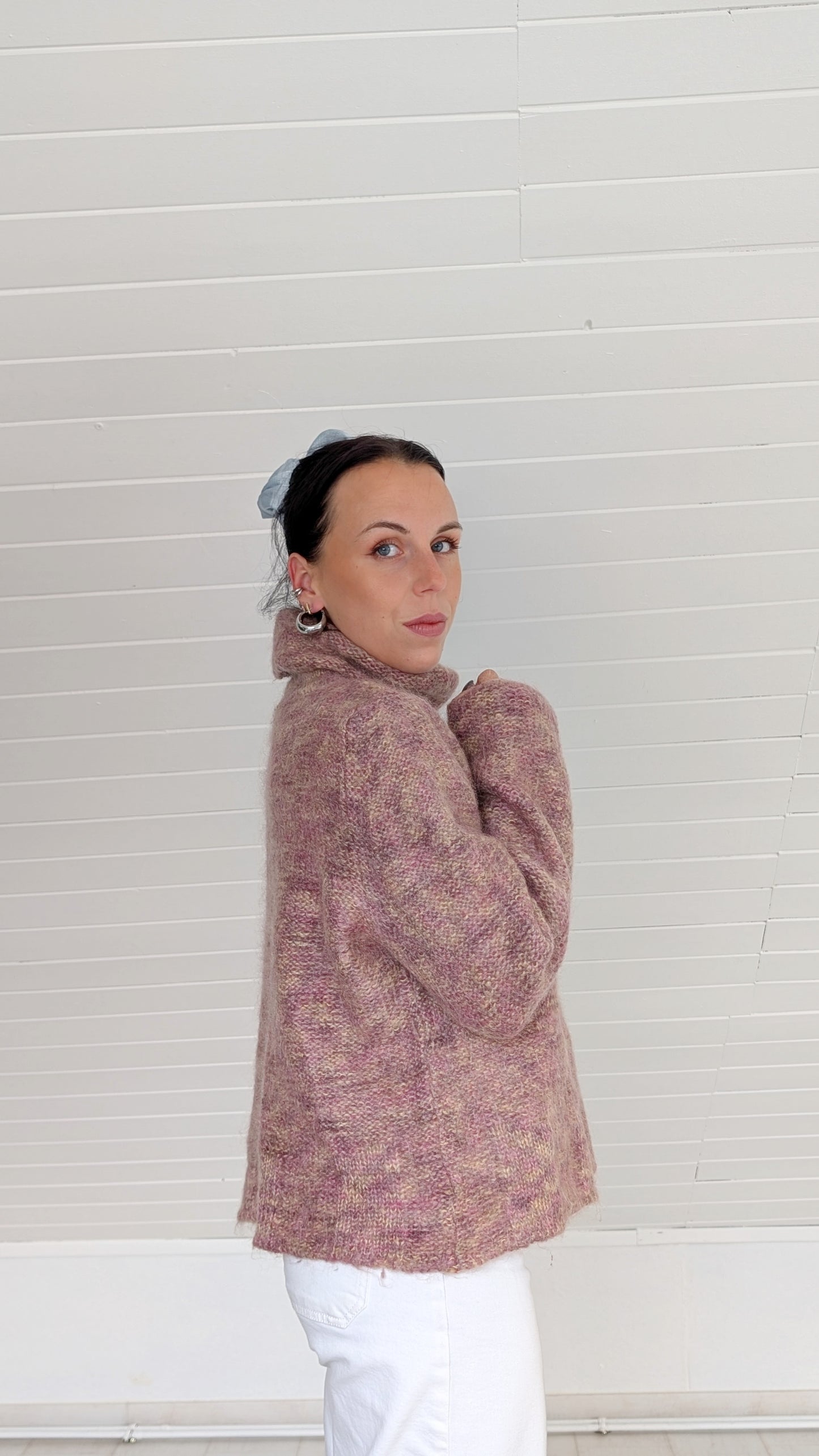 Pull laine et mohair T38-40