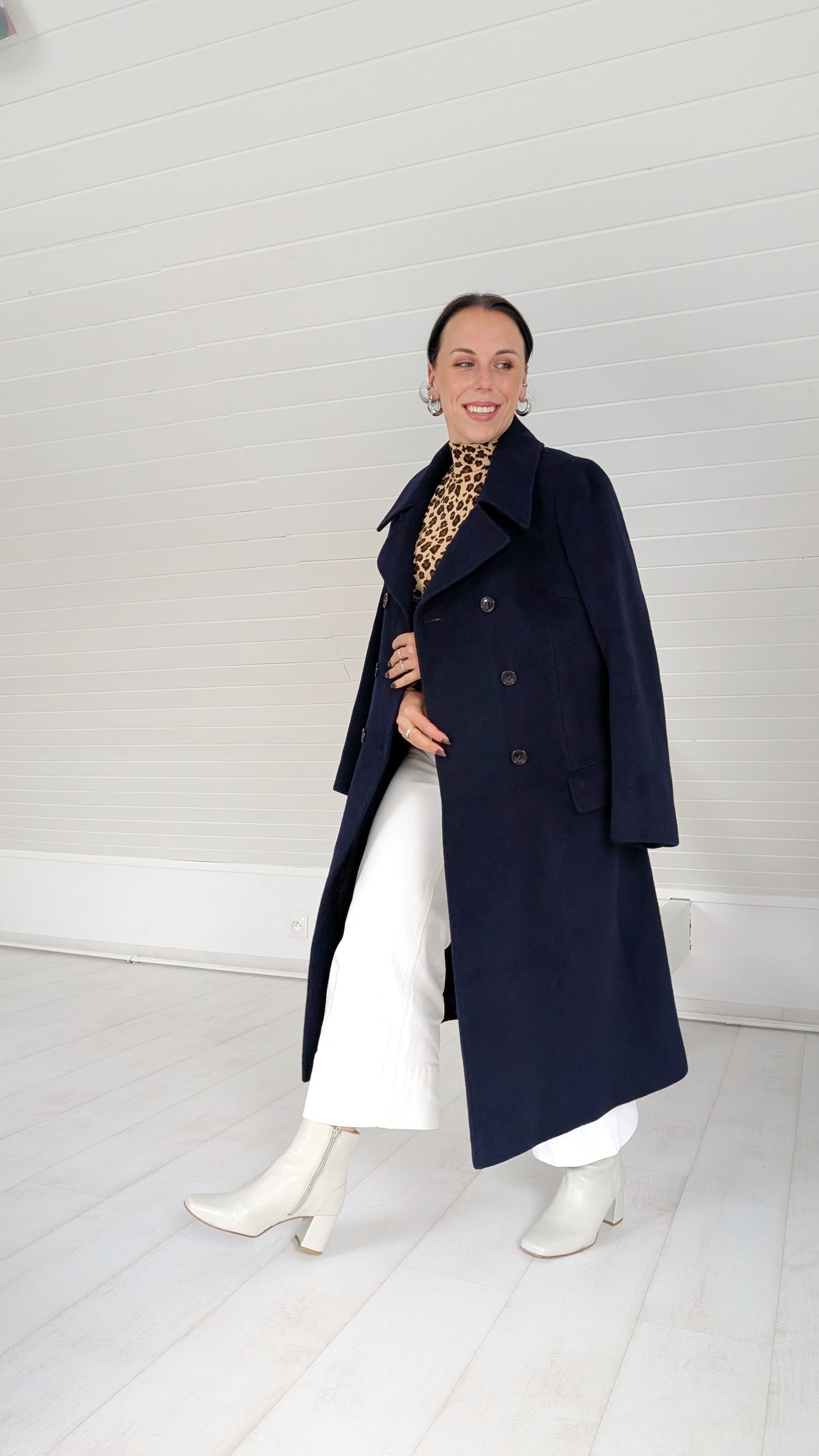 Manteau laine chameau T40