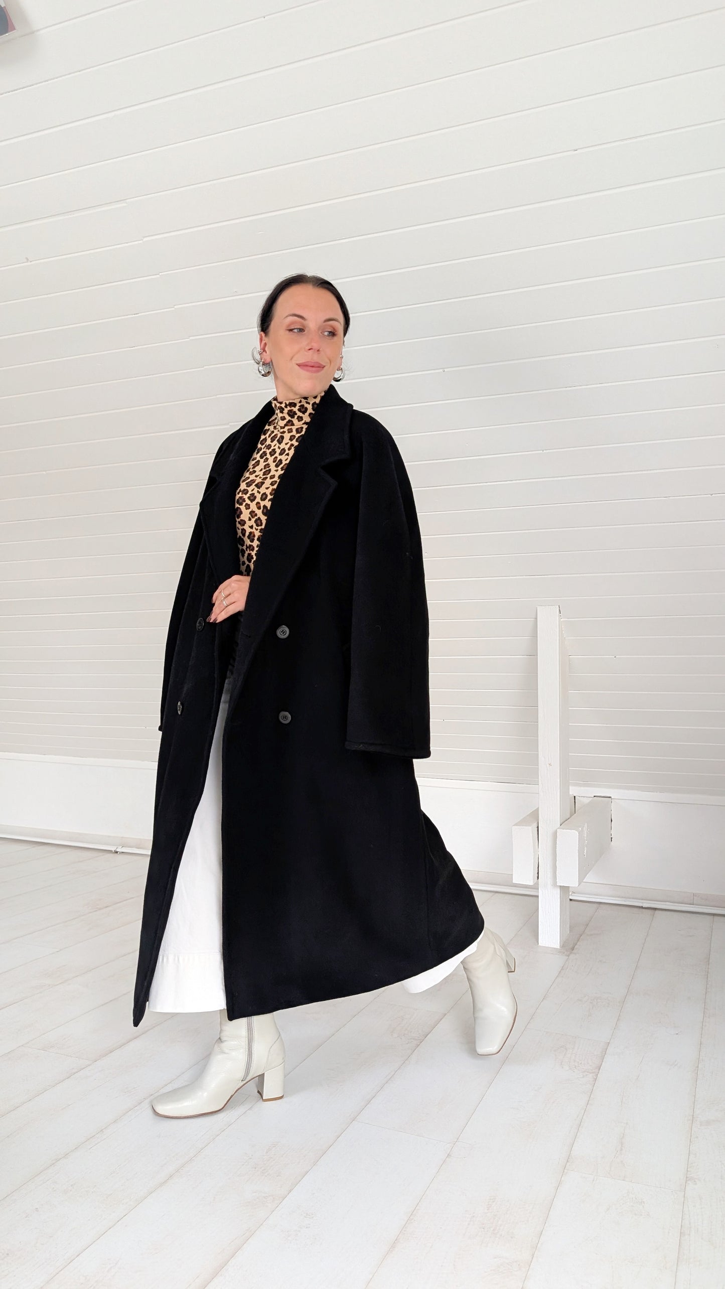 Manteau laine 80s jusqu'à un 42