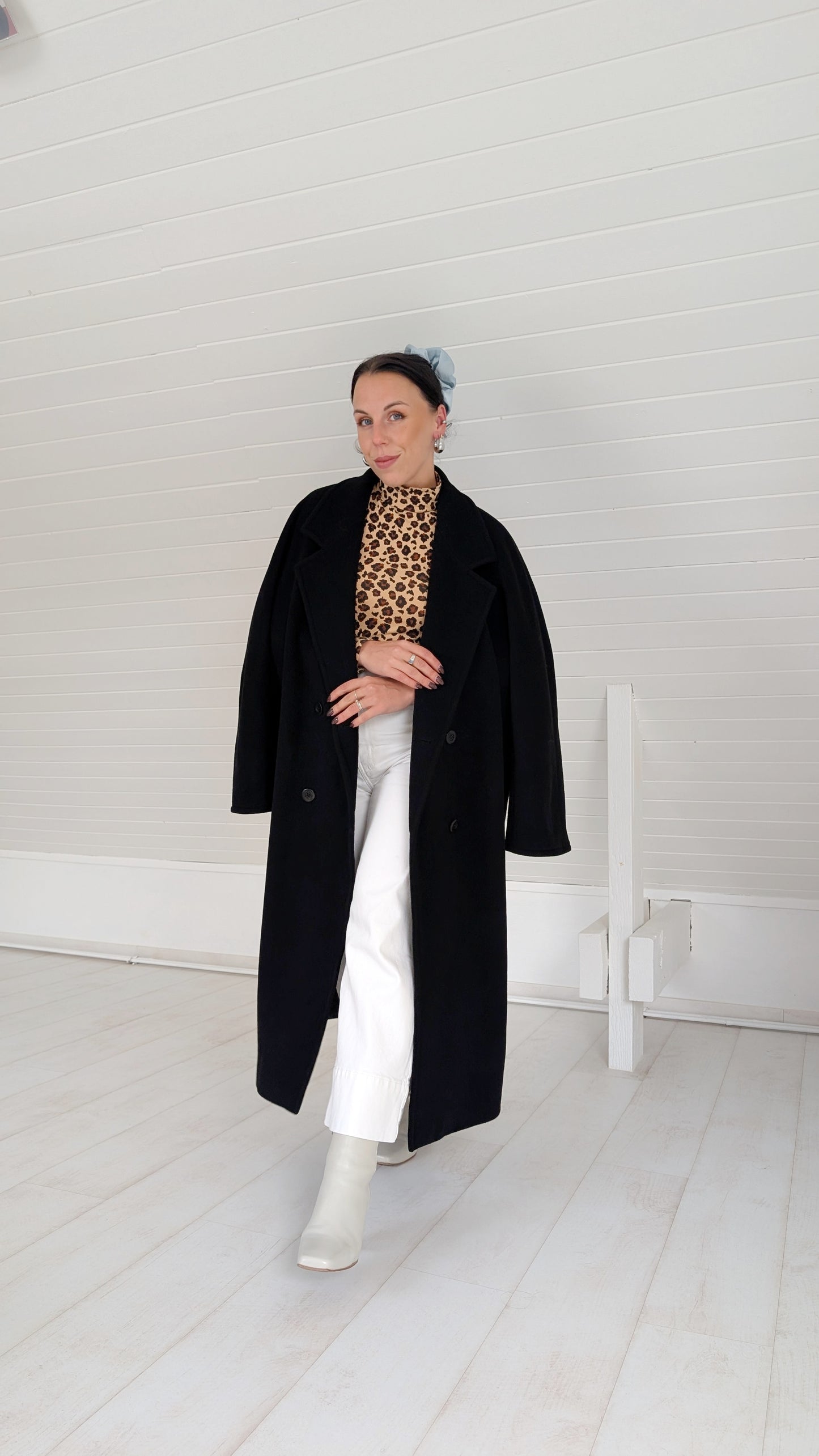 Manteau laine 80s jusqu'à un 42