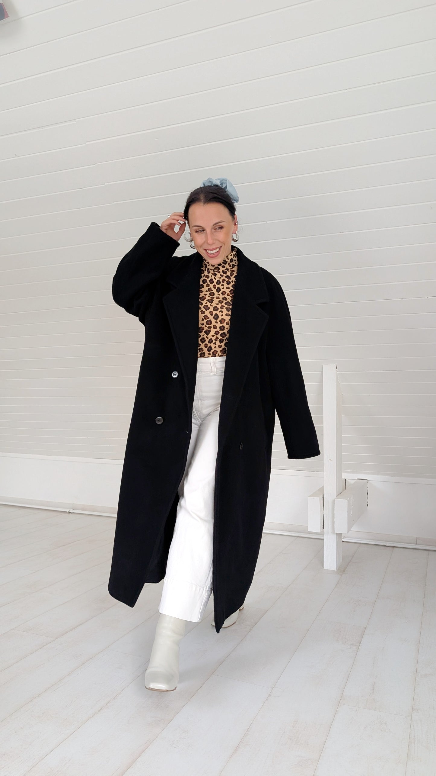 Manteau laine 80s jusqu'à un 42
