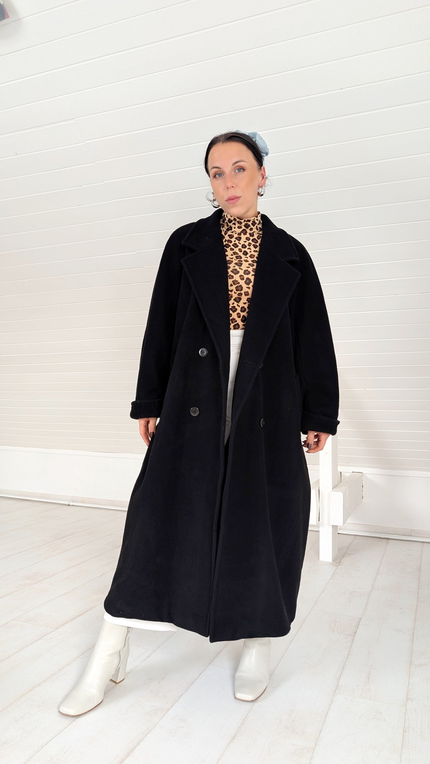 Manteau laine 80s jusqu'à un 42