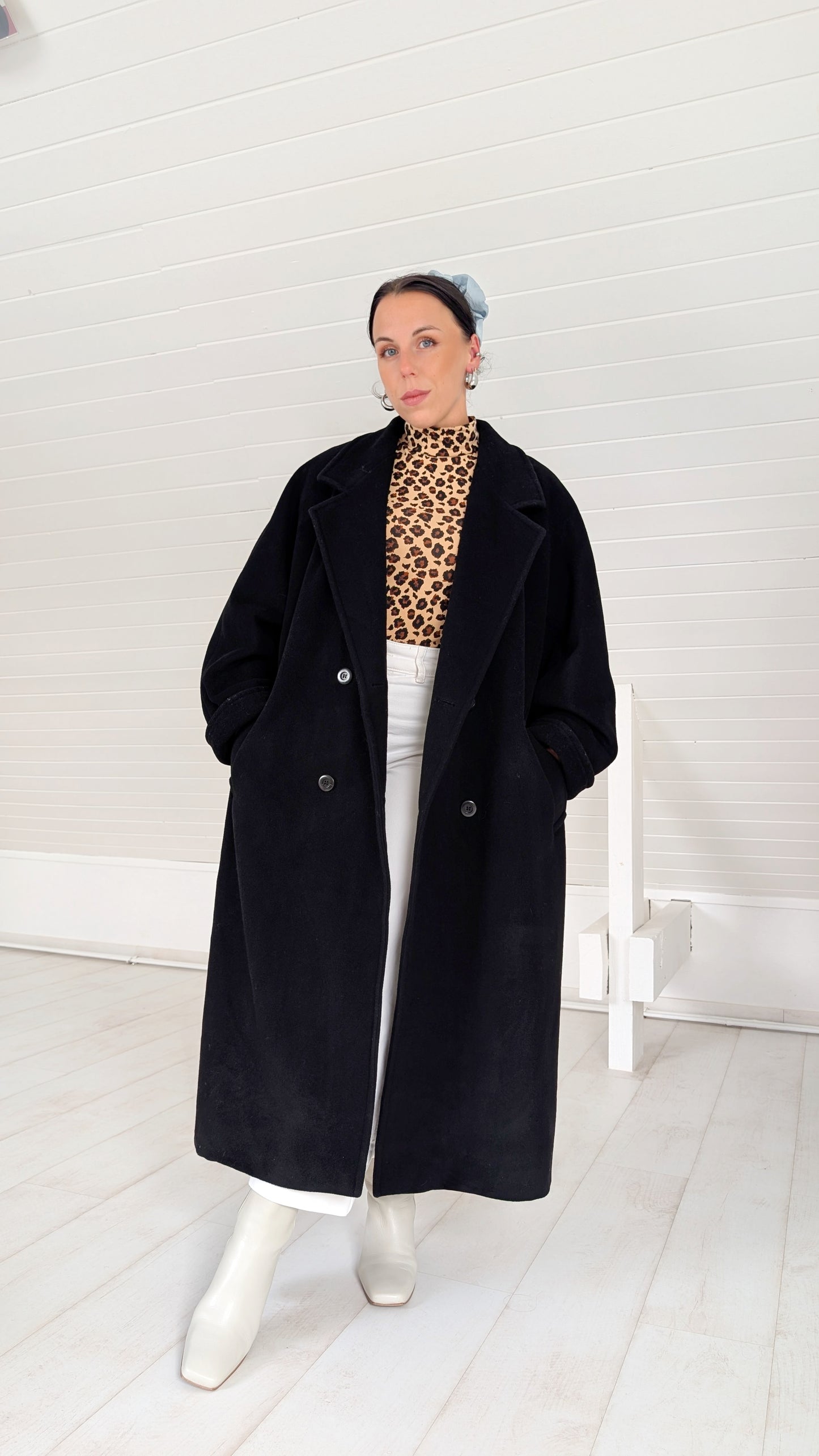 Manteau laine 80s jusqu'à un 42