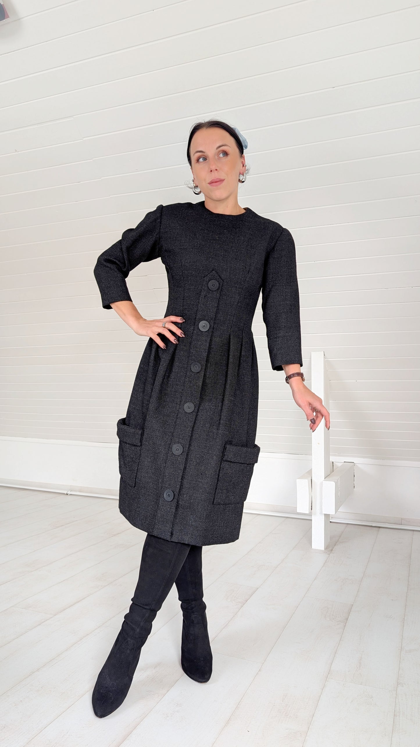 Robe laine 50s T34-36