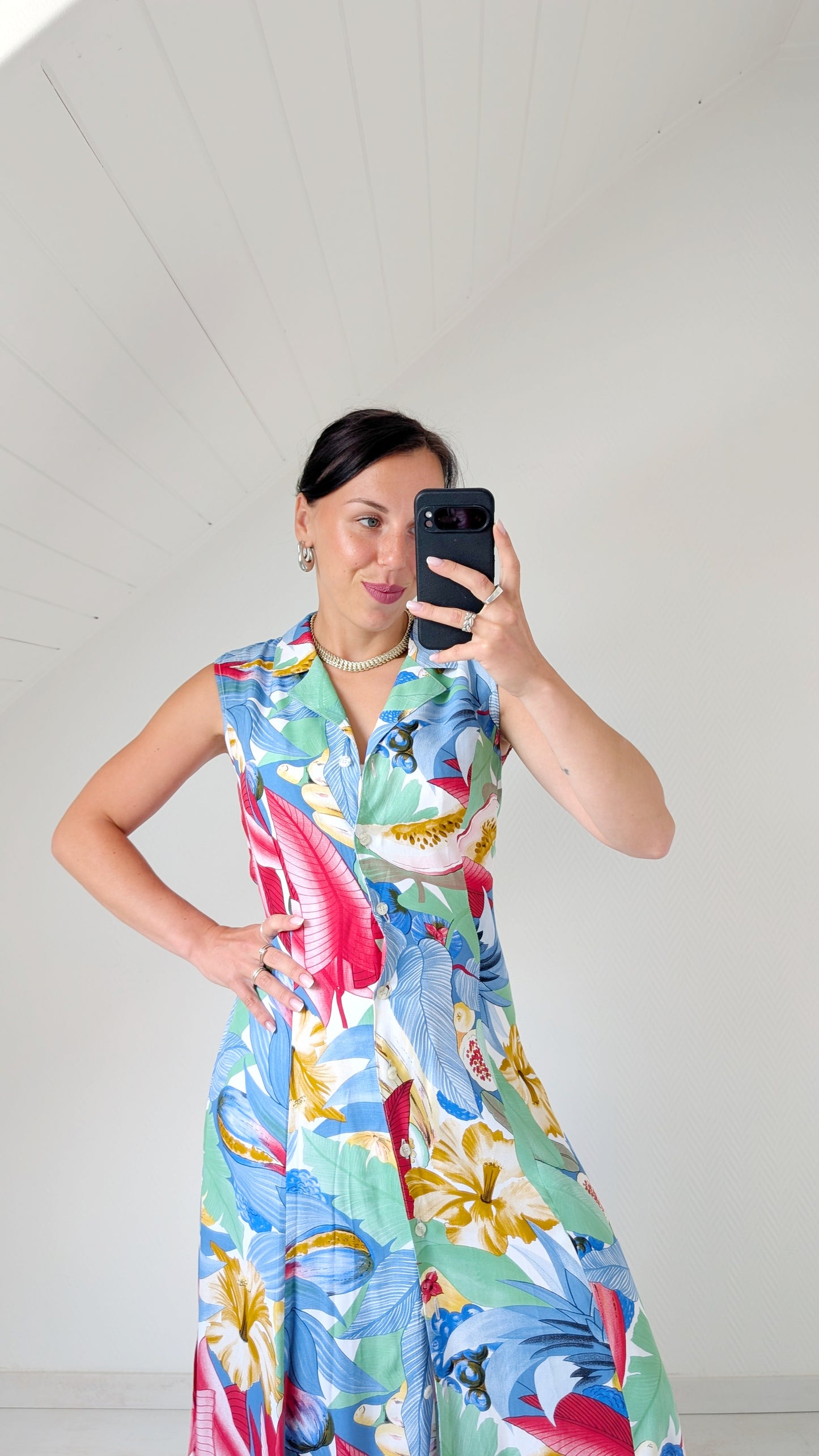 Robe 90s viscose T38