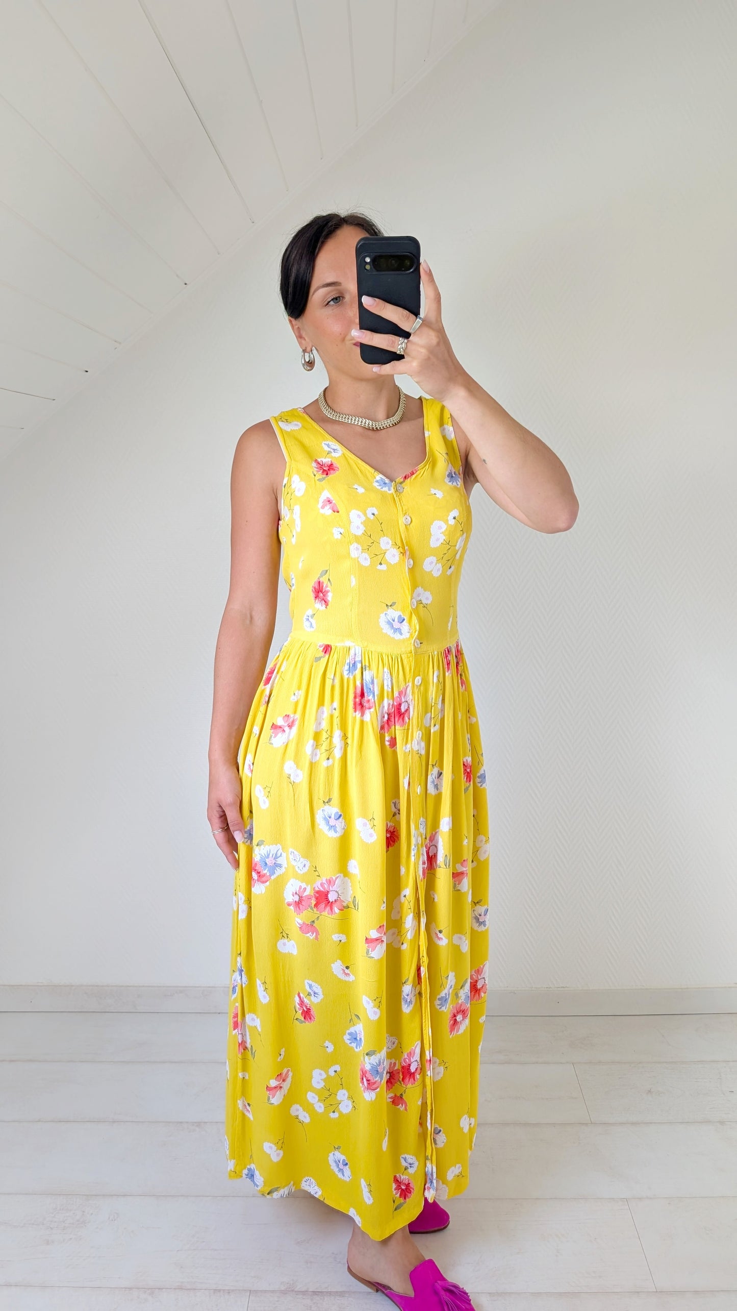 Robe fleurie viscose T36-38