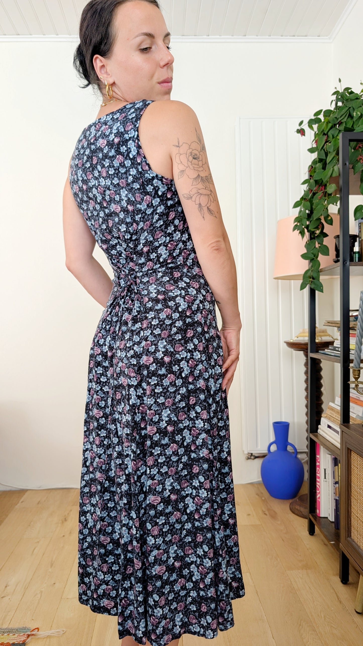 Robe 90s viscose T36