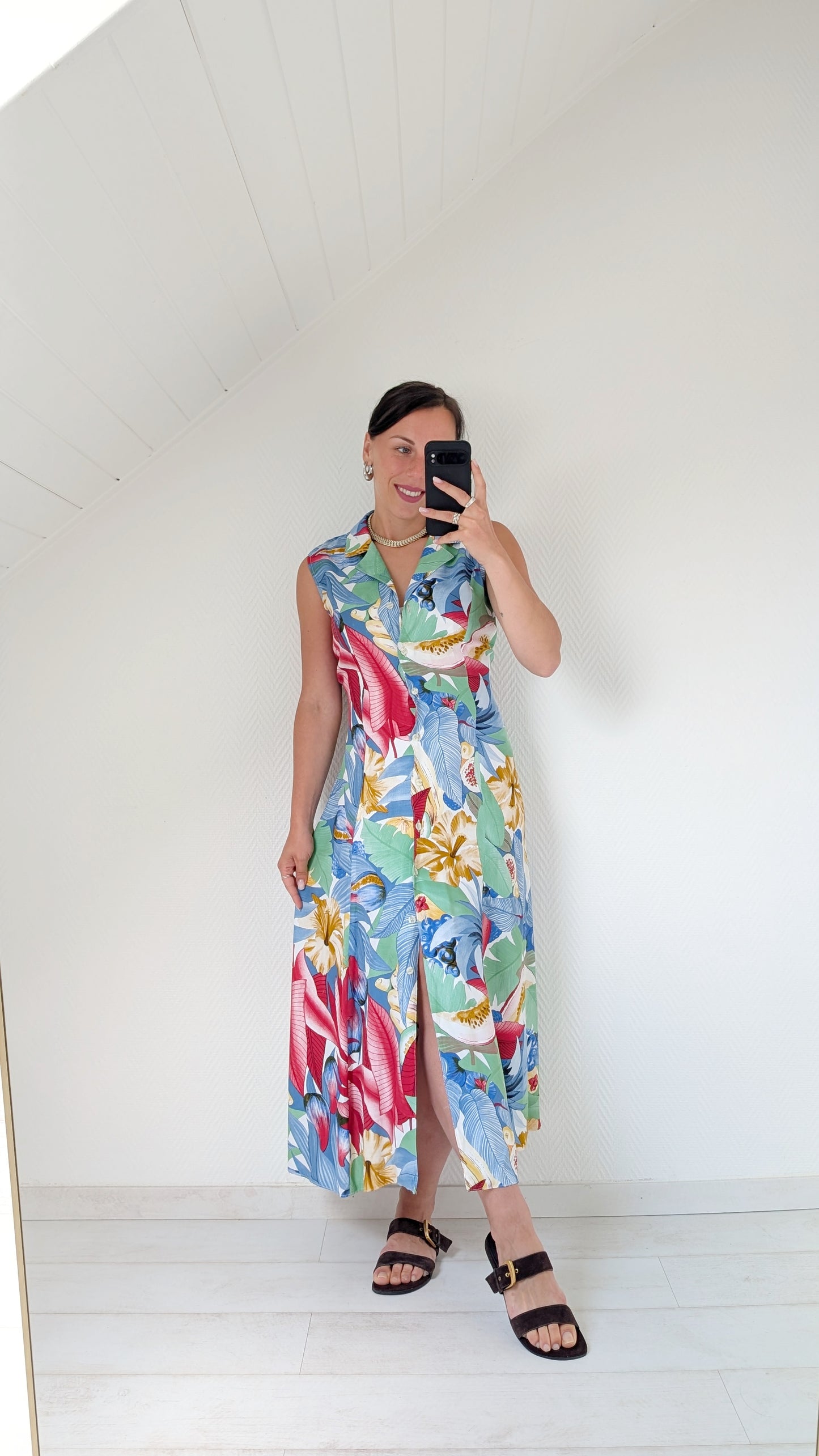 Robe 90s viscose T38
