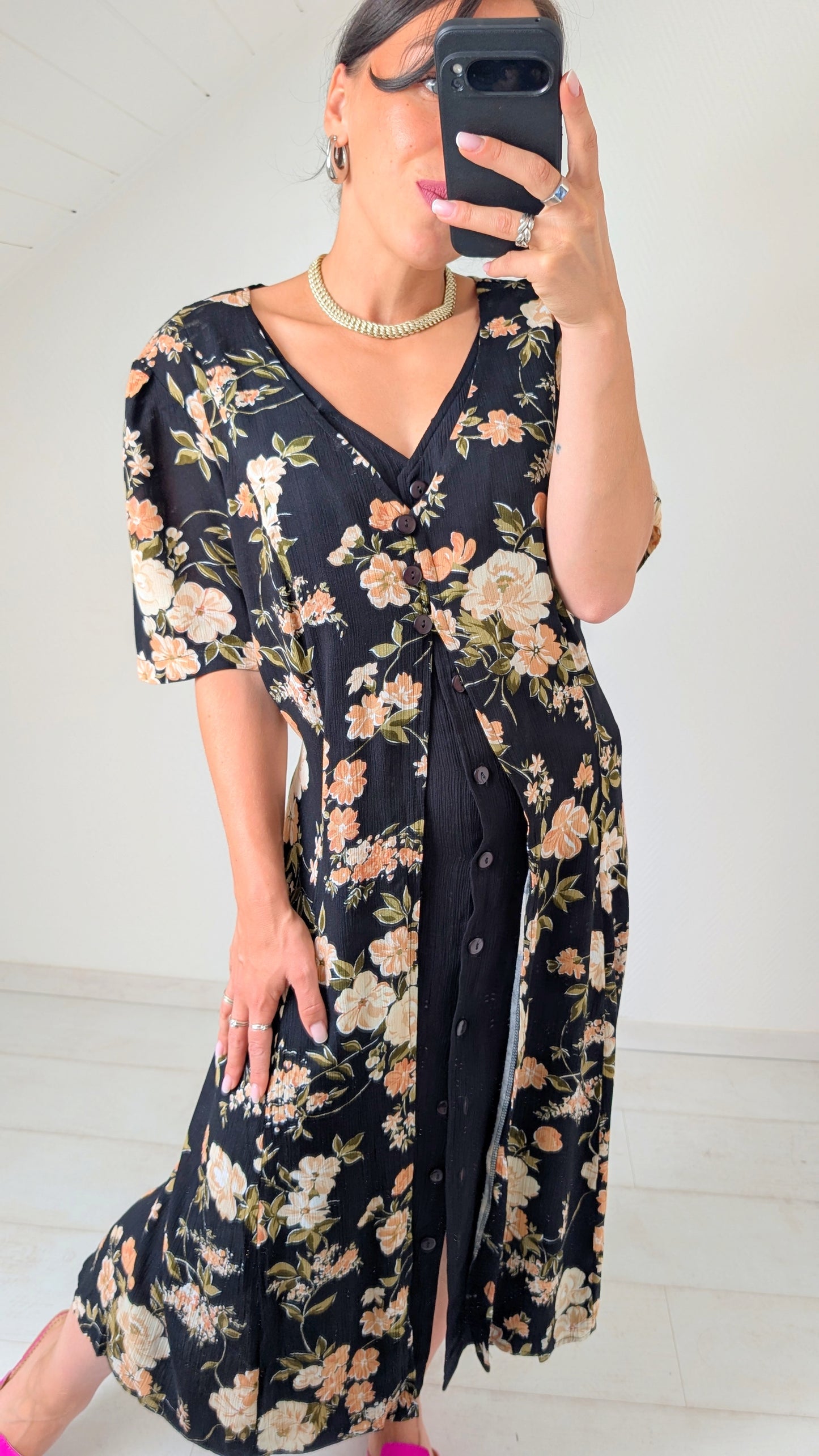Robe 90s viscose T40-42