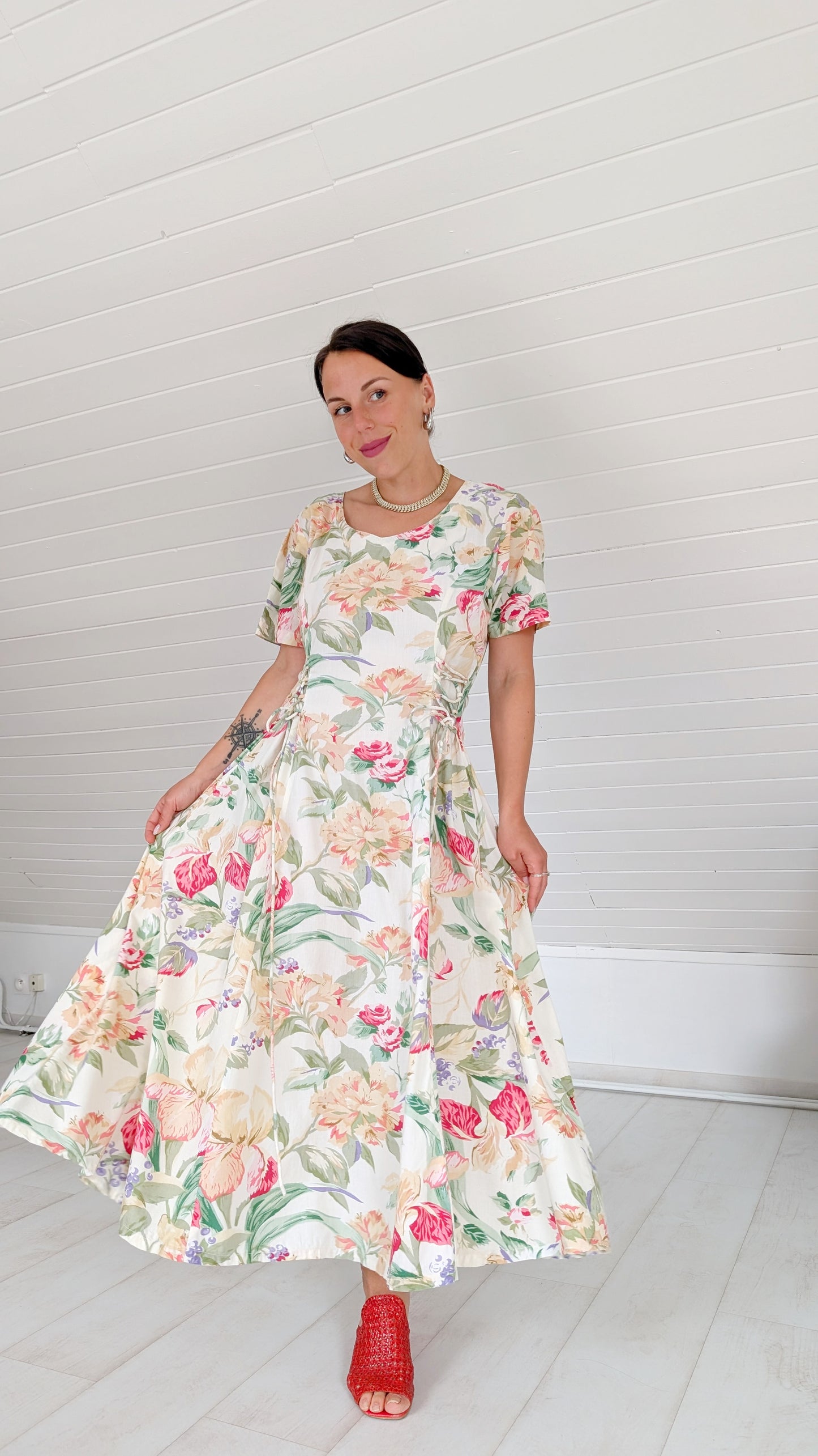 Robe coton maxi T40-42
